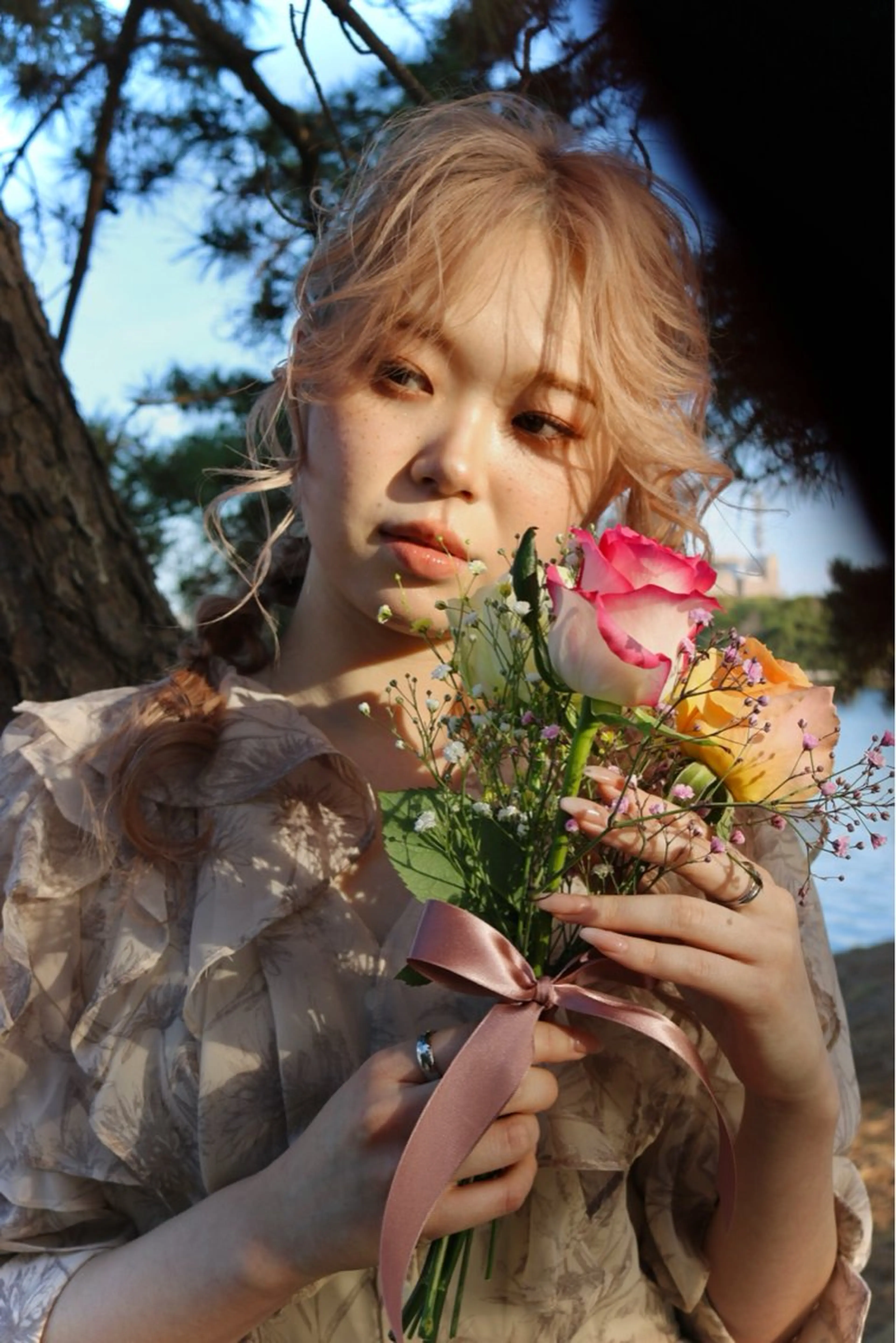 ロング カラー ヘアカラー トリートメント ケアブリーチ特化✨/ 艶カラー/エクステのヘアスタイル