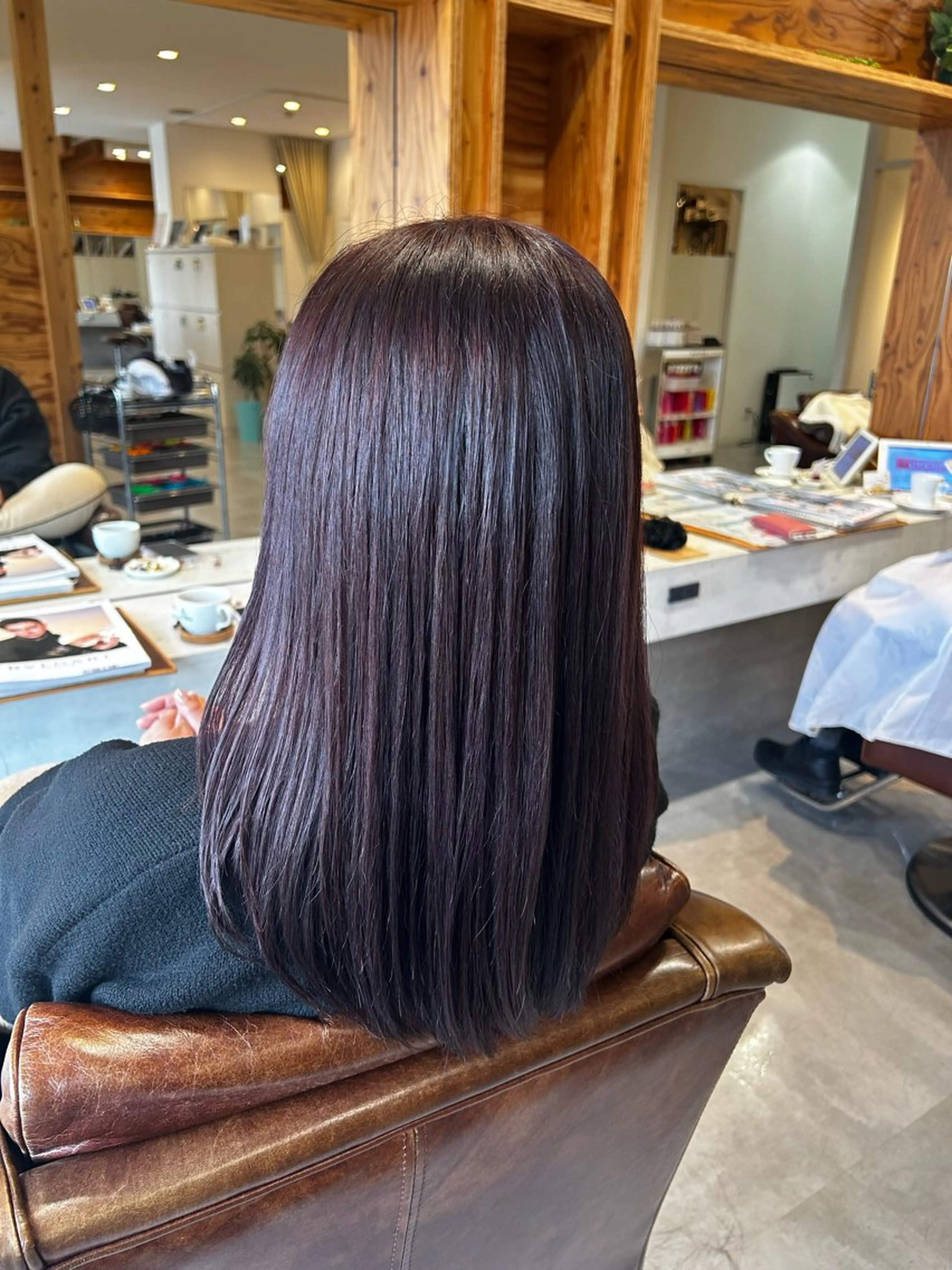 ロング カラー ブラウンカラー ラベンダーカラー adorable 樋口円のヘアスタイル