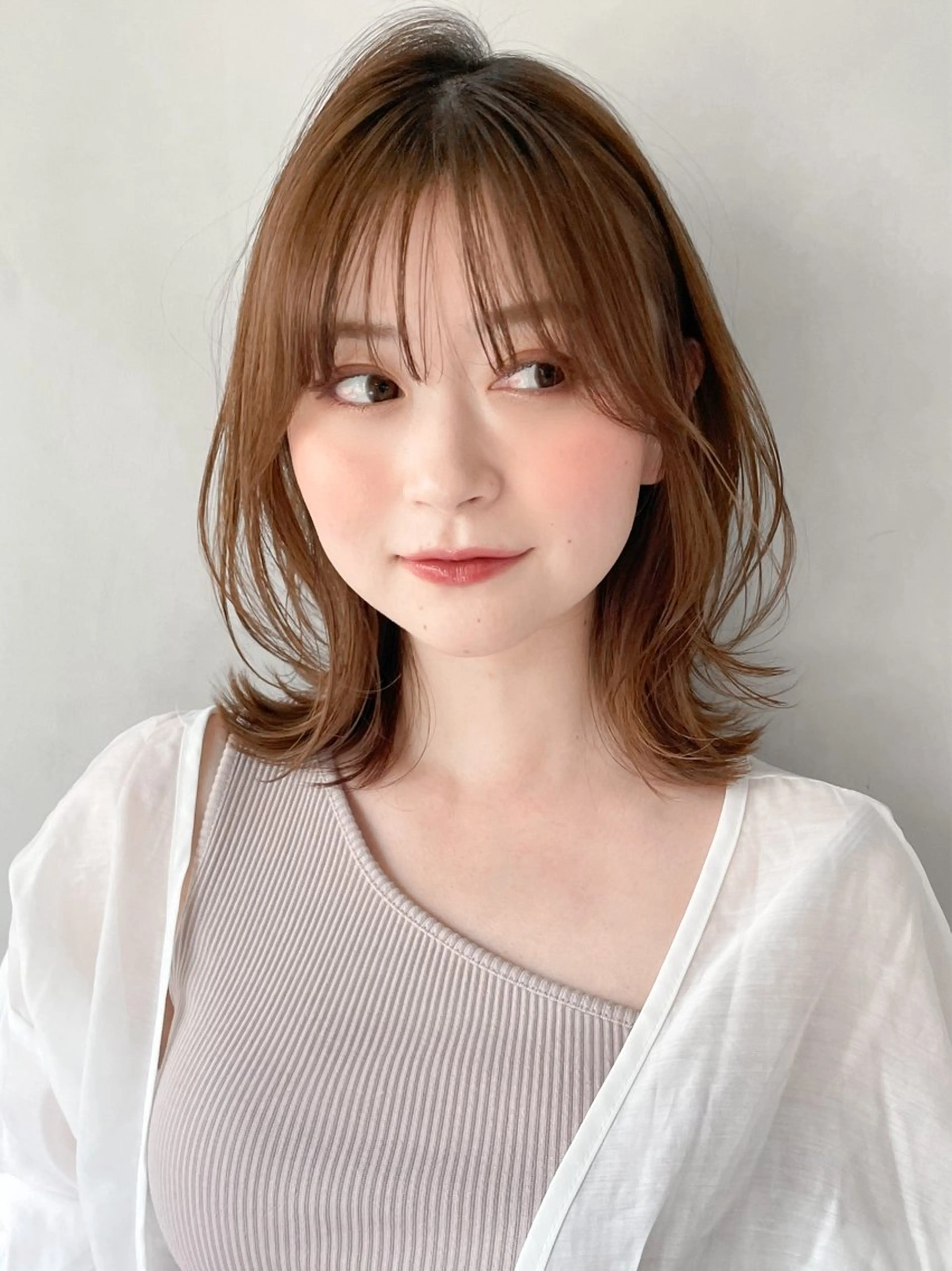 ミディアム カラー 【lyann表参道】 大内優衣のヘアスタイル