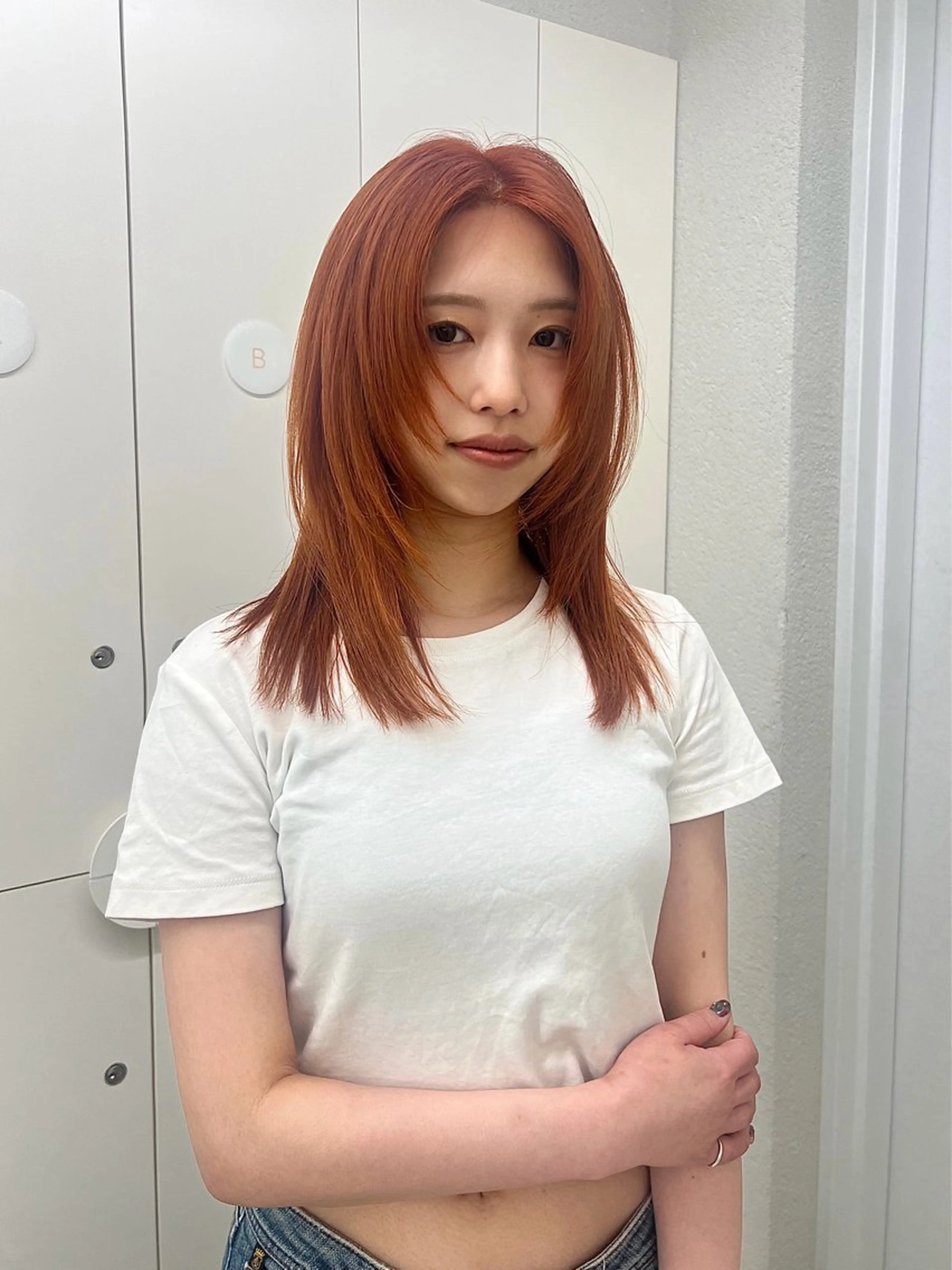 セミロング カラー カット ヘアカラー トリートメント GAGA AMIKAのヘアスタイル