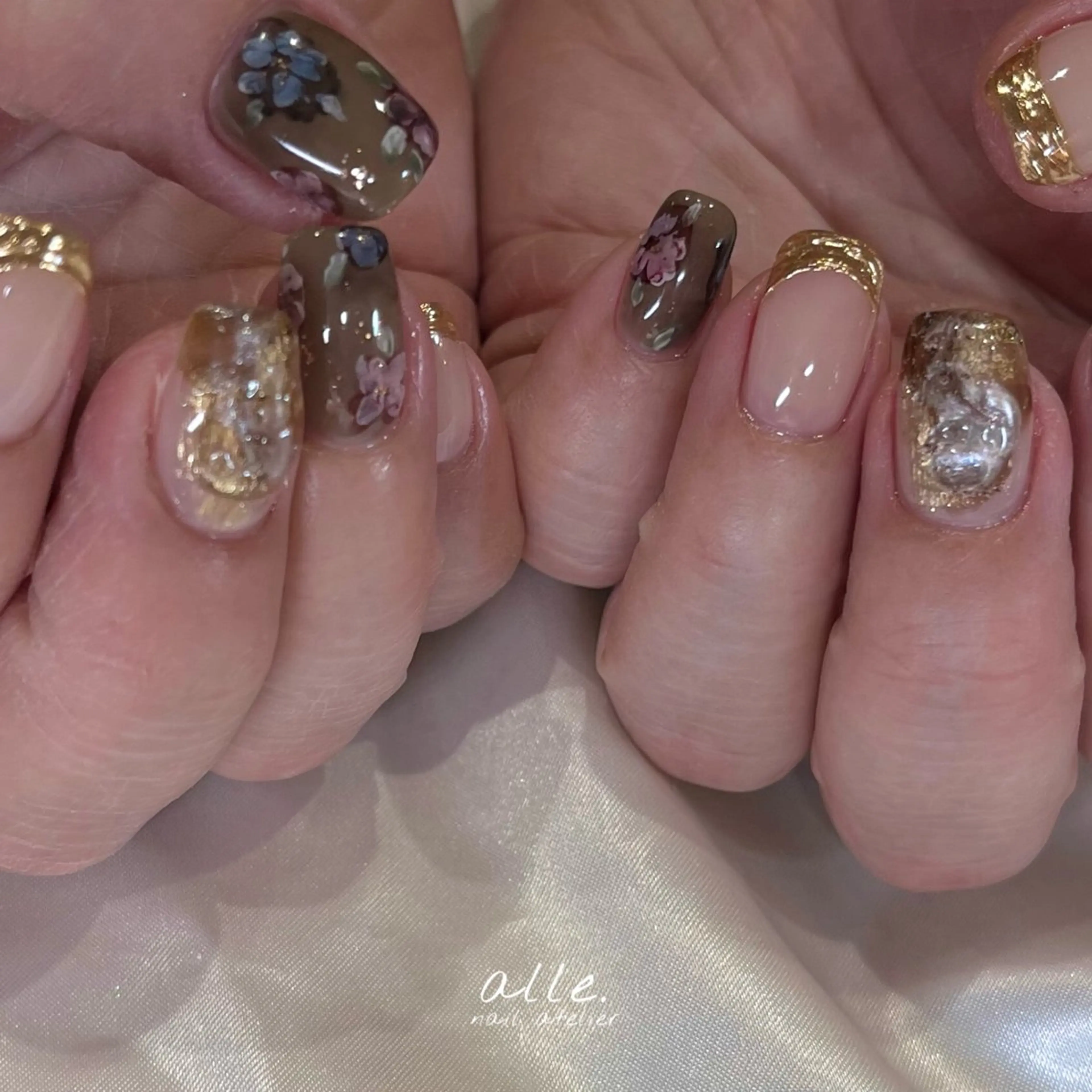 ネイル ハンドネイル atelier alle.のネイルデザイン
