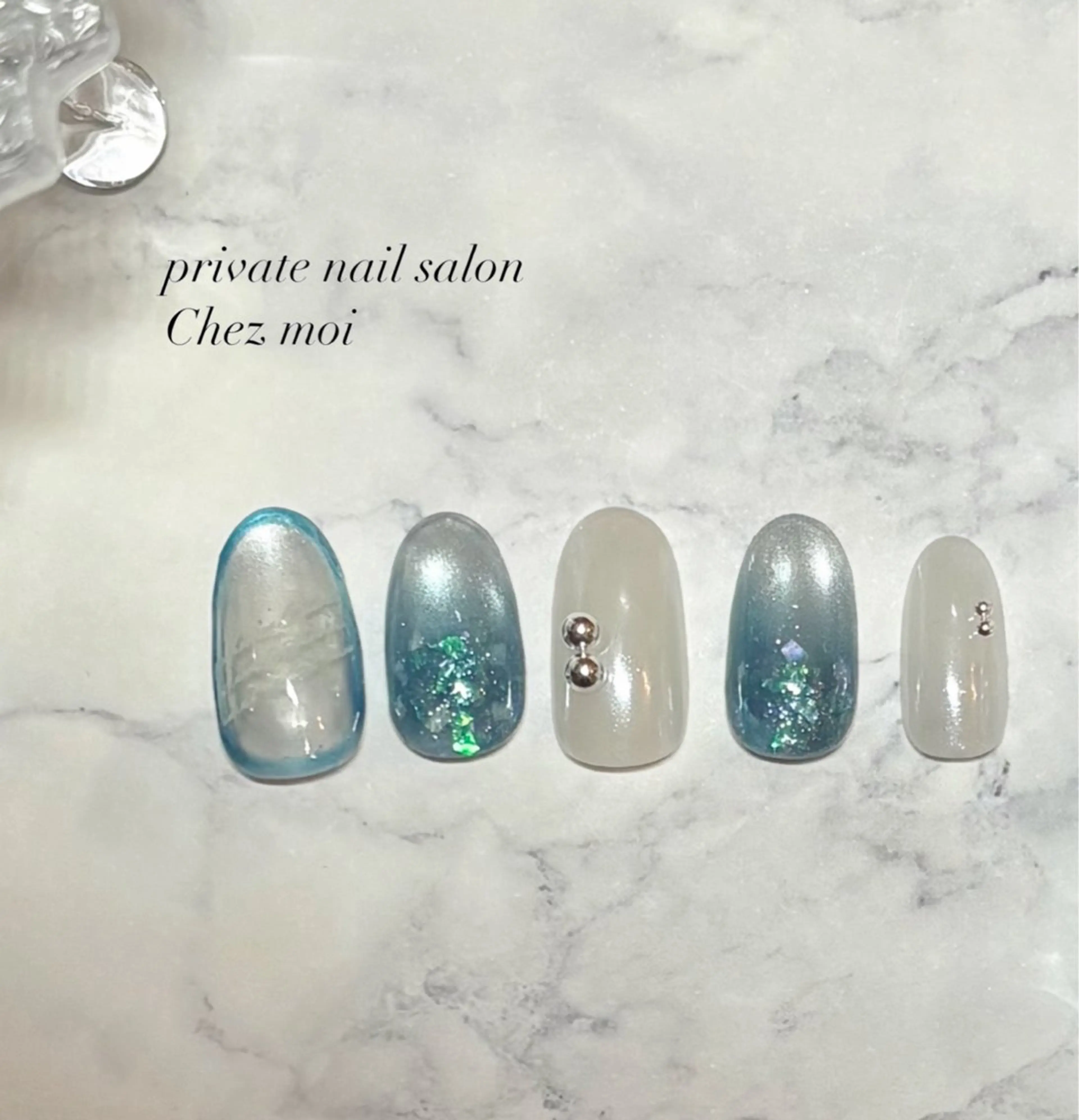 ネイル クリアネイル KOMINE TOMOKOのネイルデザイン