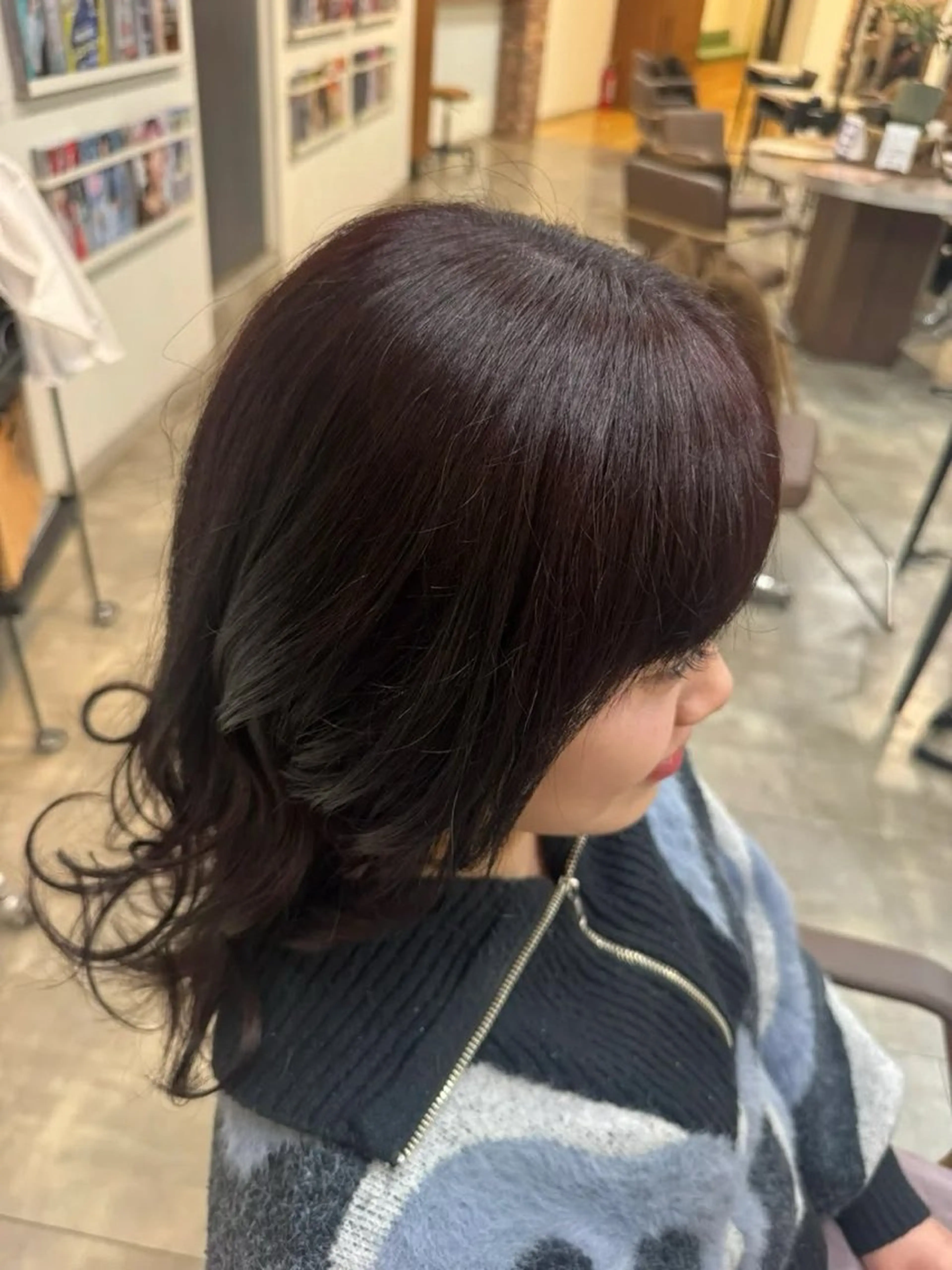 カラー ピンクカラー 新田 しずくのヘアスタイル