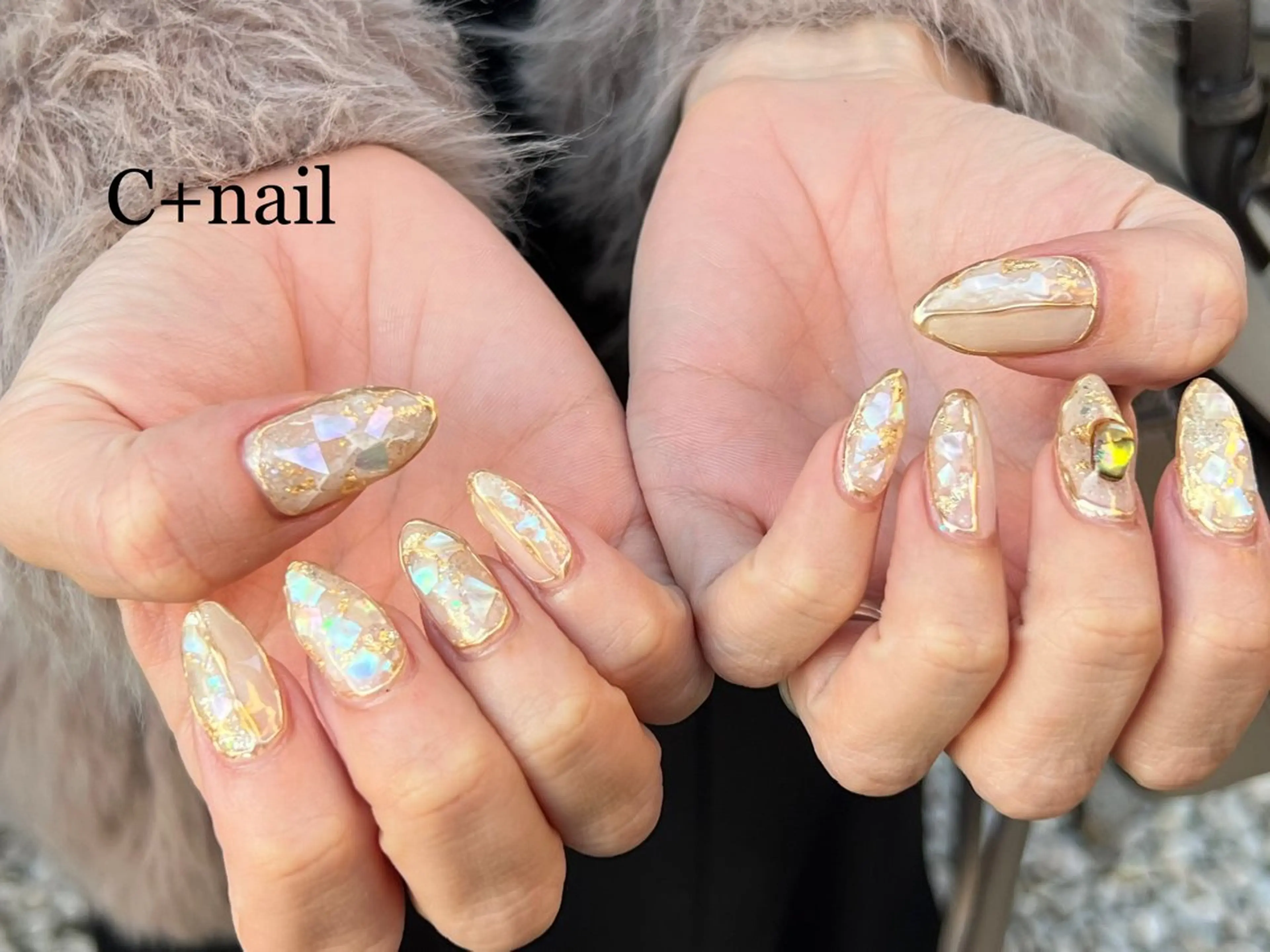ネイル キラキラネイル ニュアンスネイル ハンドネイル ✴︎ C+nailのネイルデザイン