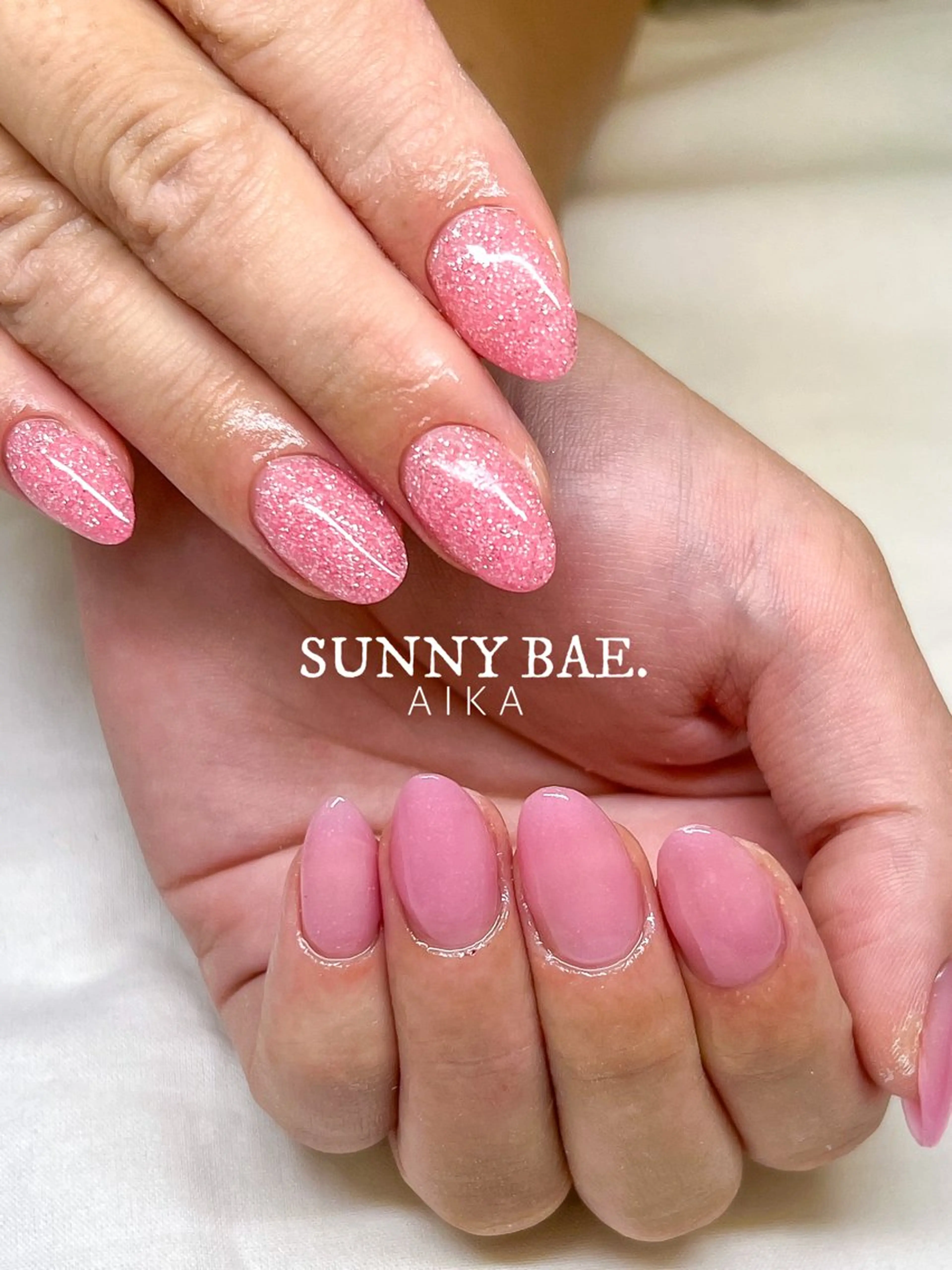 ネイル ジェルネイル キラキラネイル ロングネイル 持ち込み ワンカラーネイル Made By AIKAのネイルデザイン