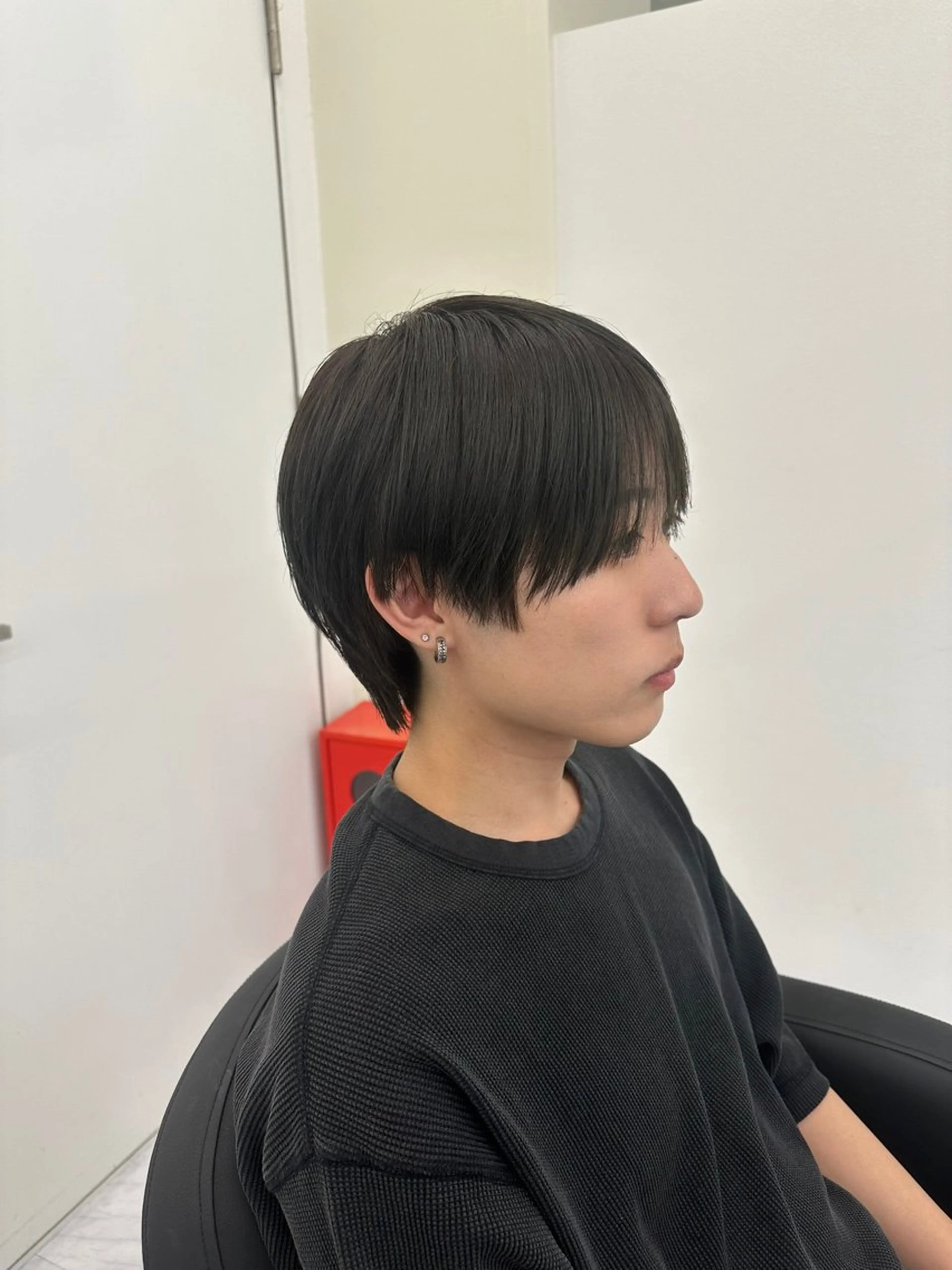 メンズ マッシュ 岡部 琉斗のヘアスタイル