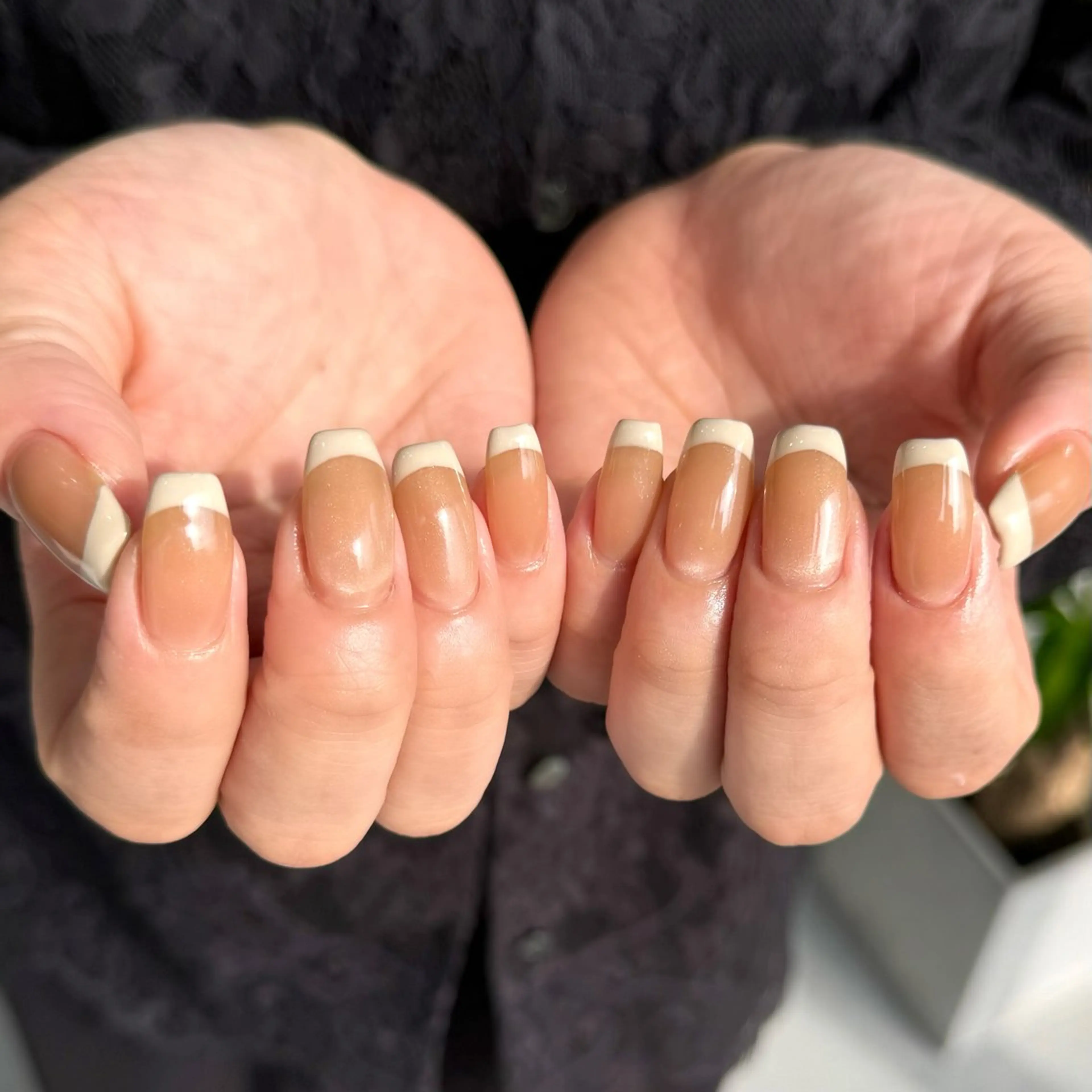 ネイル フレンチネイル マグネットネイル ハンドネイル HARUKA ネイリスト福岡/薬院のネイルデザイン