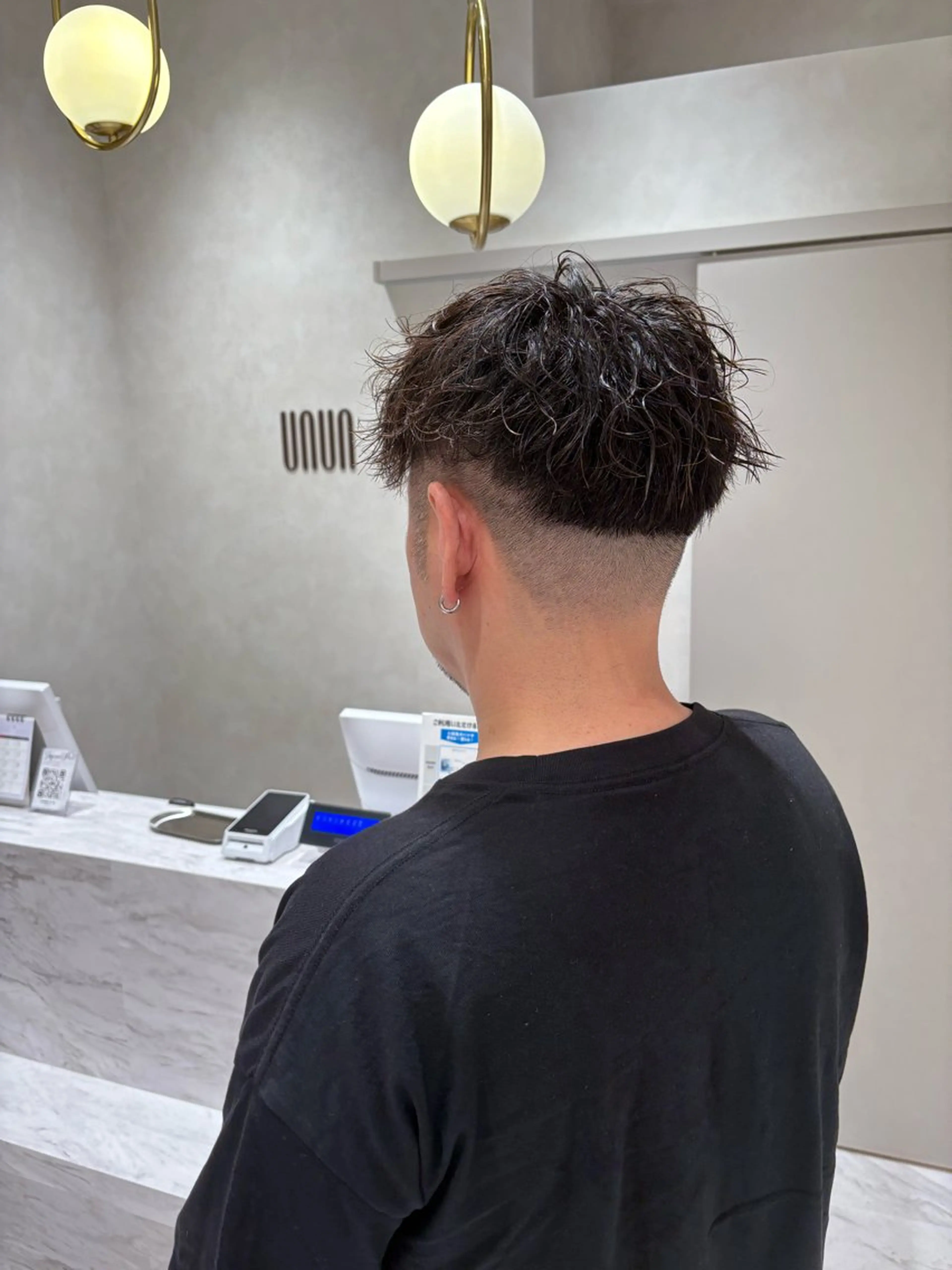 パーマ メンズ レディース募集中🎀 陸 愛夏のヘアスタイル