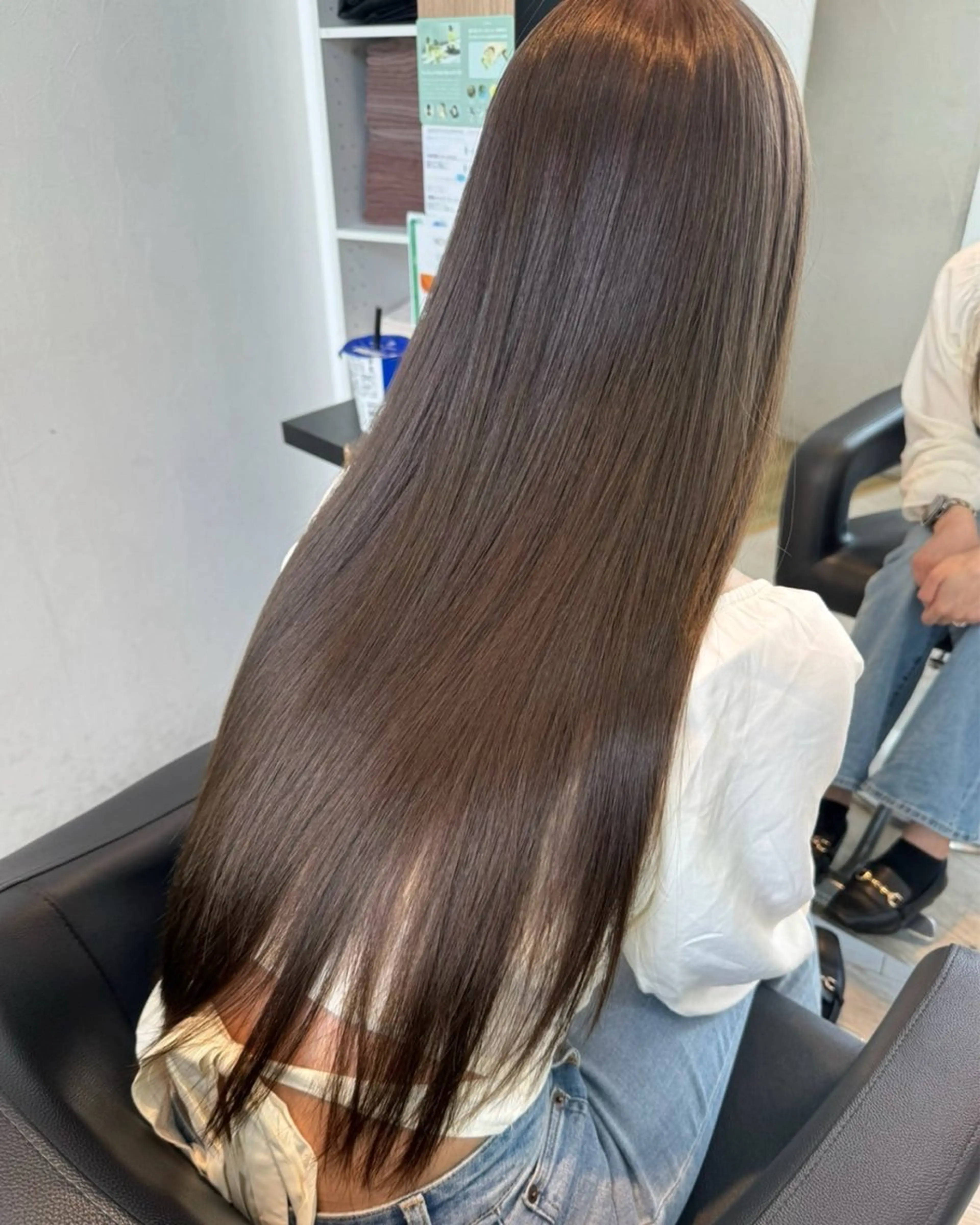 カラー ベージュカラー オリーブベージュ 💖透明感カラー 板倉百花💖のヘアスタイル