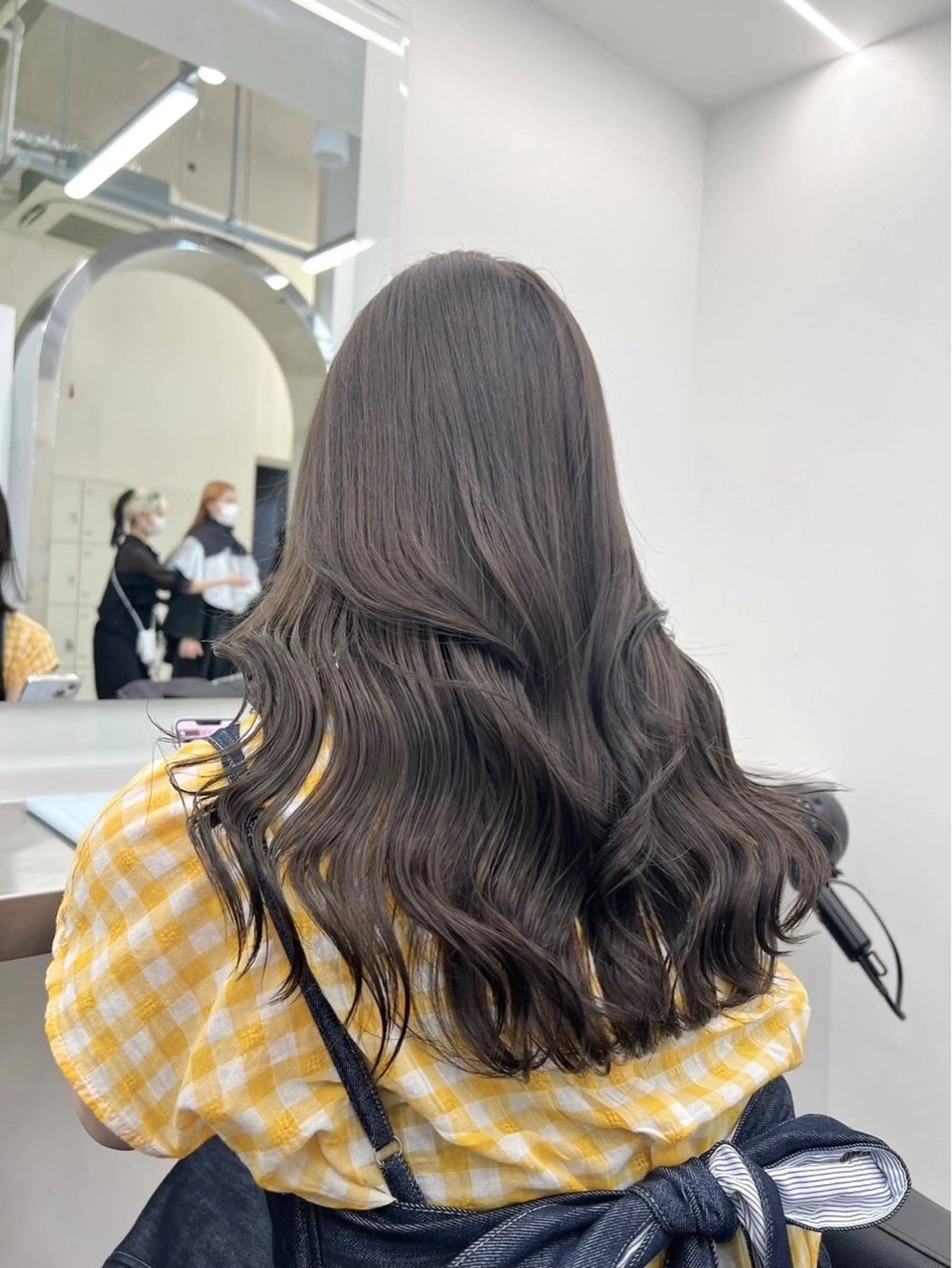 ロング カラー ブリーチ グレージュ ブリーチなしカラー ヘアカラー ニュアンスカラー/ 🫧レミ(坊主)のヘアスタイル
