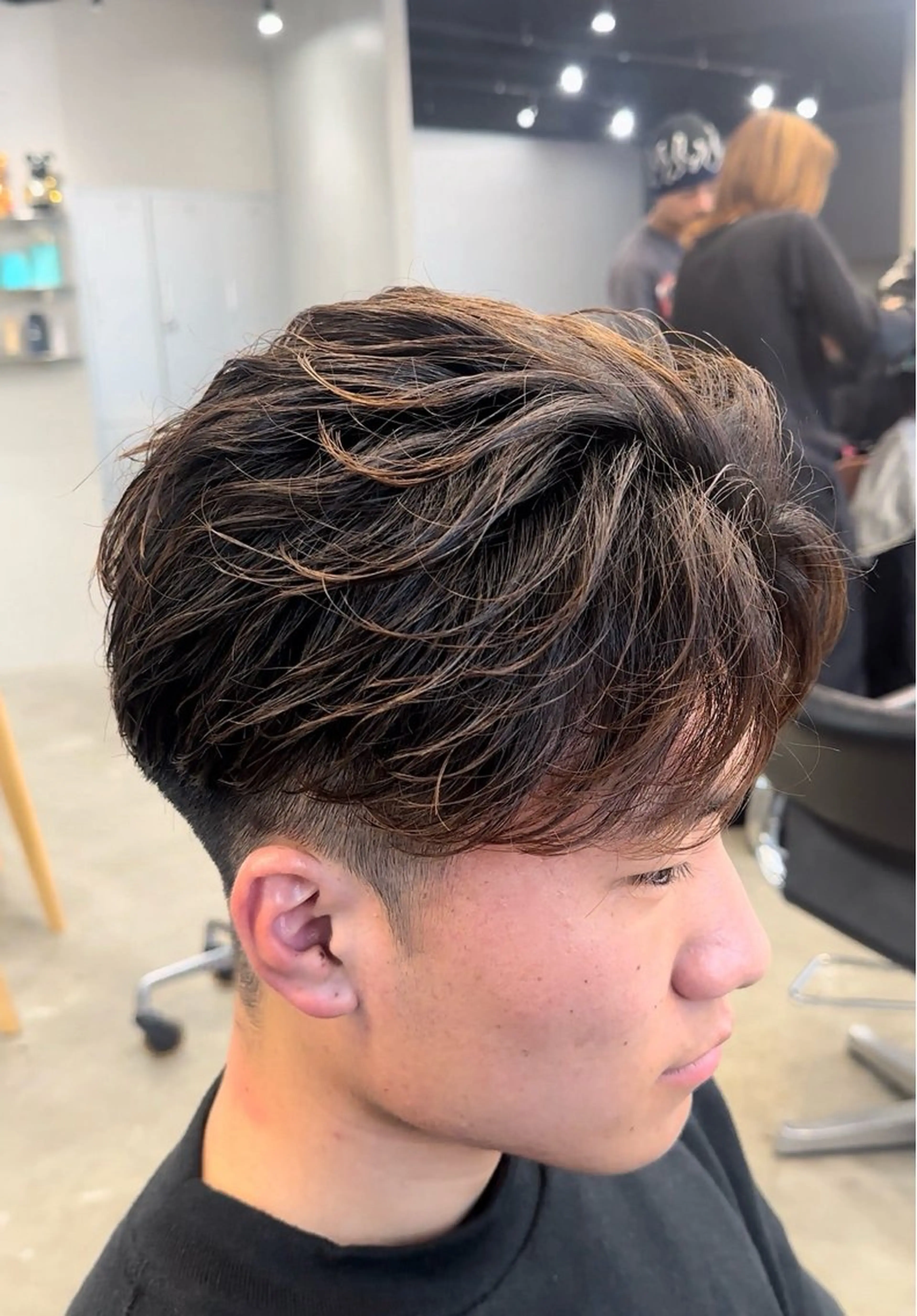 パーマ メンズ フェザーパーマ メンズパーマ カット パーマ 初パーマ支持率◎松田 優斗のヘアスタイル
