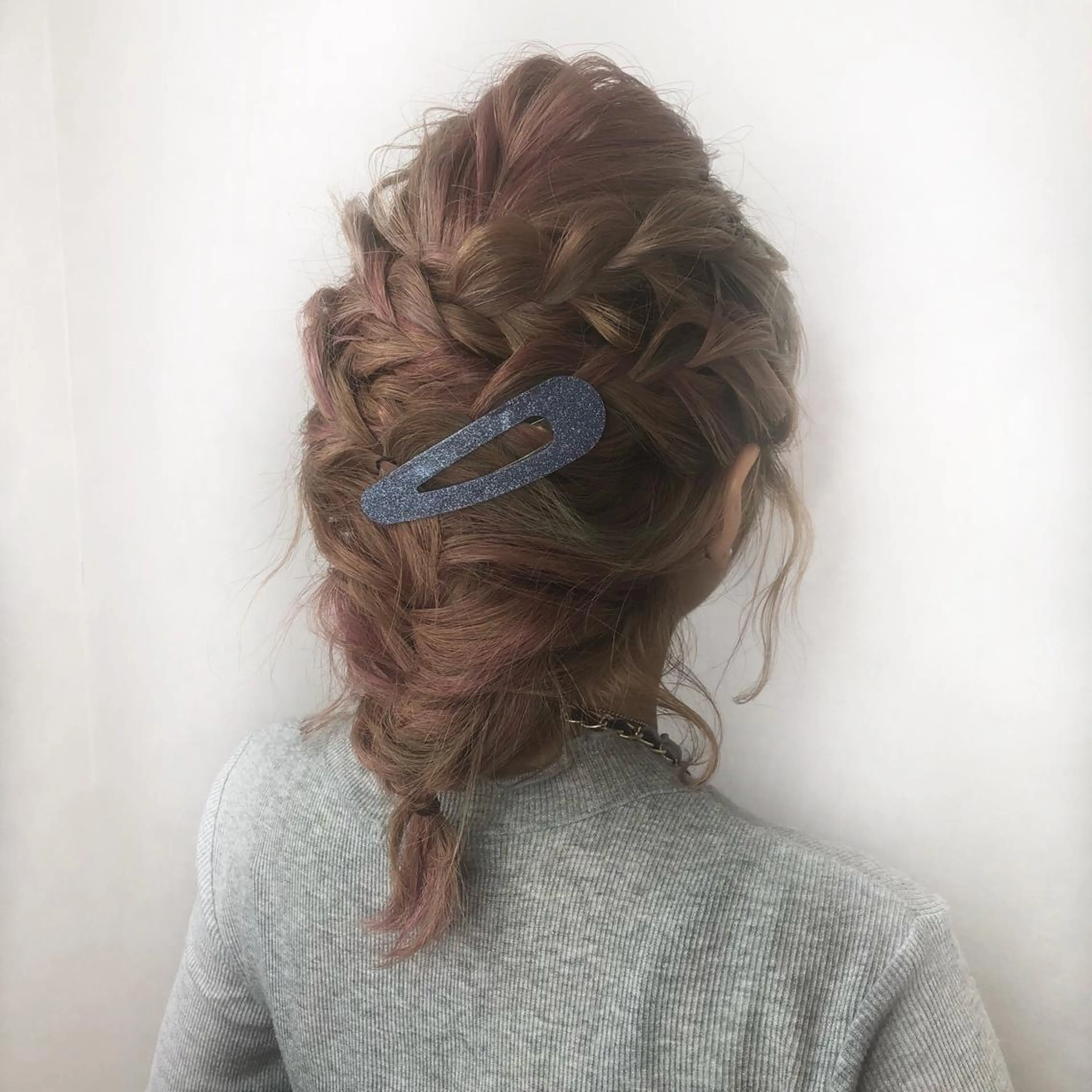 ヘアアレンジ 小顔レイヤー/ ベージュ🤍Rieのヘアスタイル