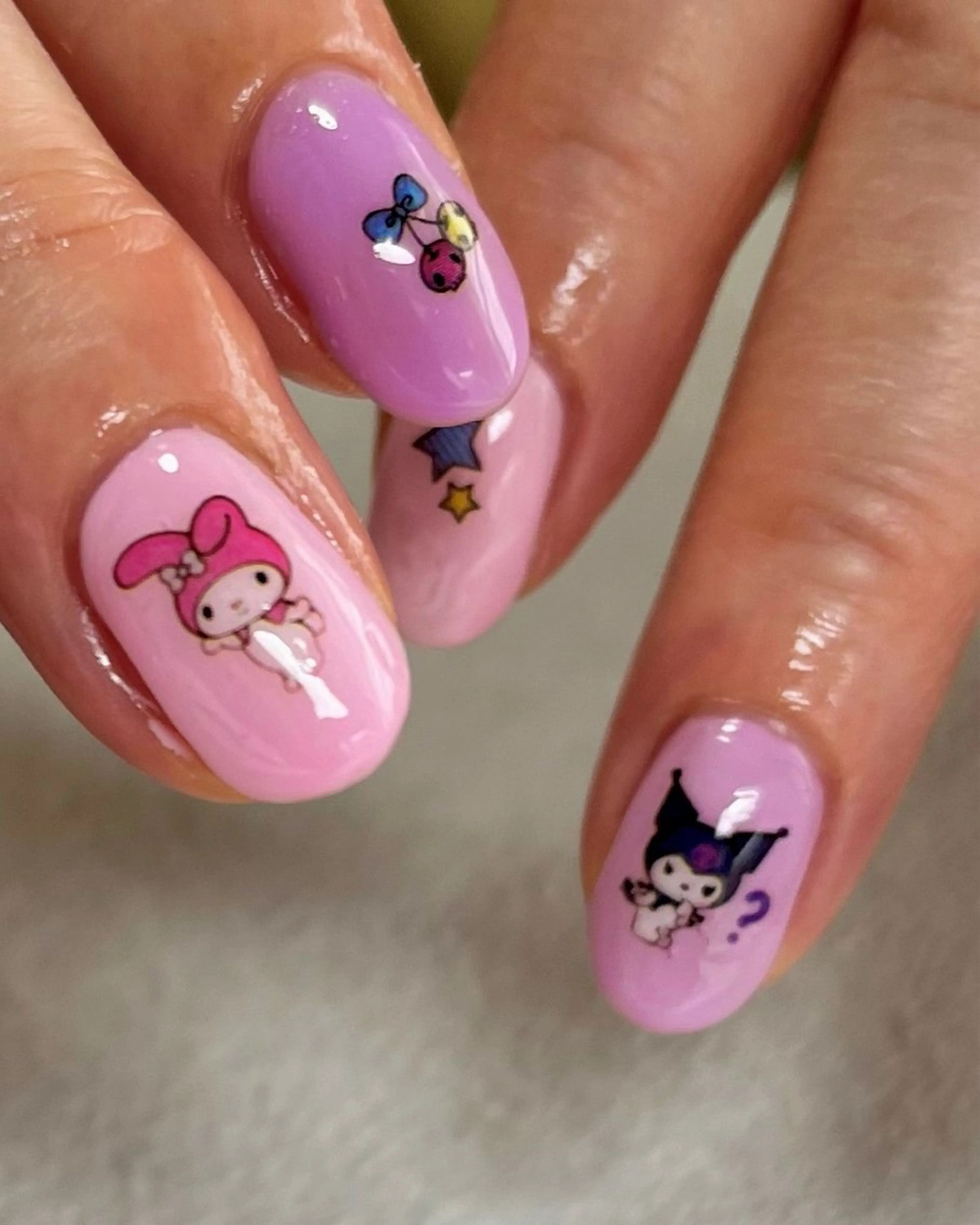 ネイル ハンドネイル tsumeya ゆるかわ手描きネイルのネイルデザイン