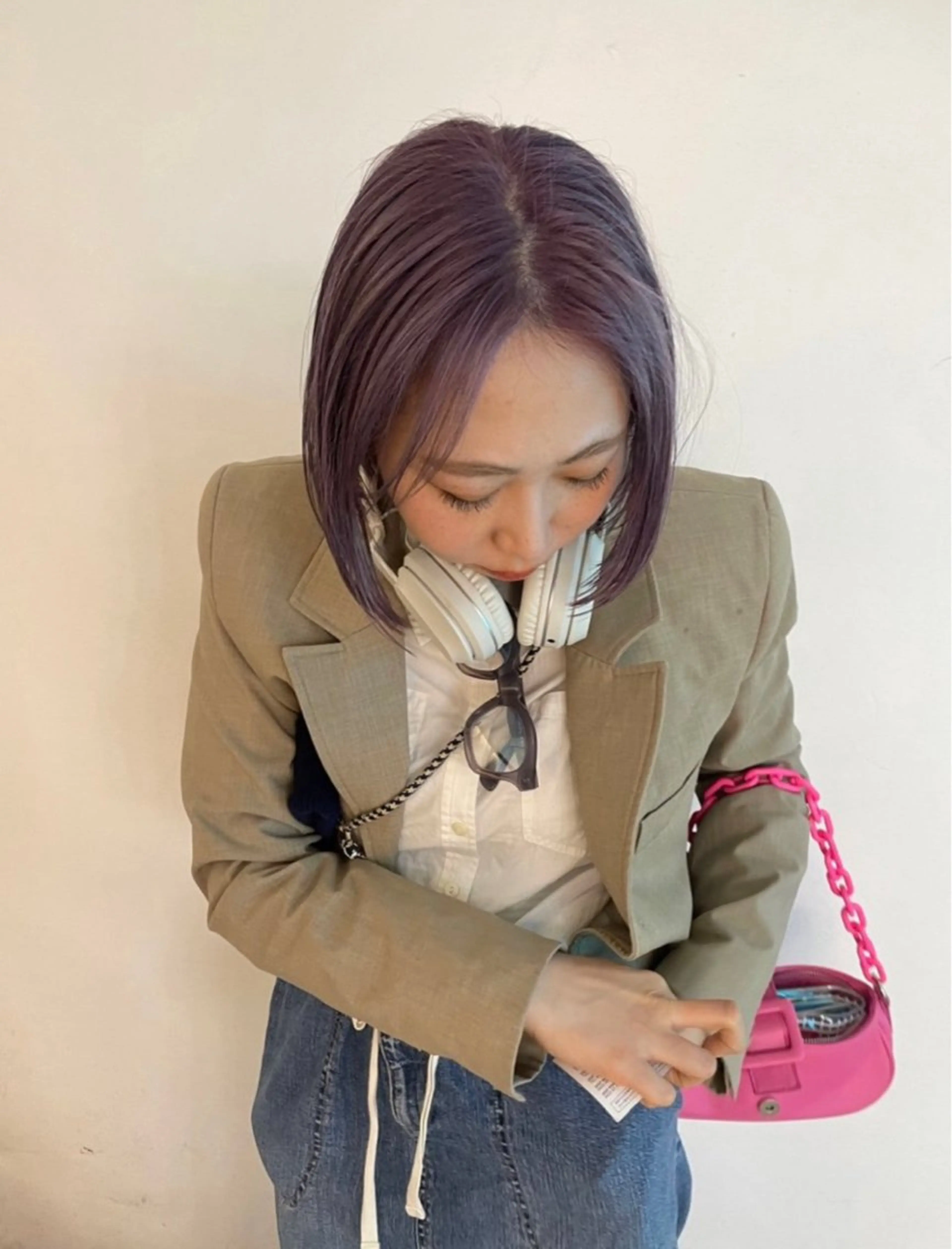 ミディアム ヘアカラー hair&eye🎀 /momoKaのマツエク・マツパデザイン