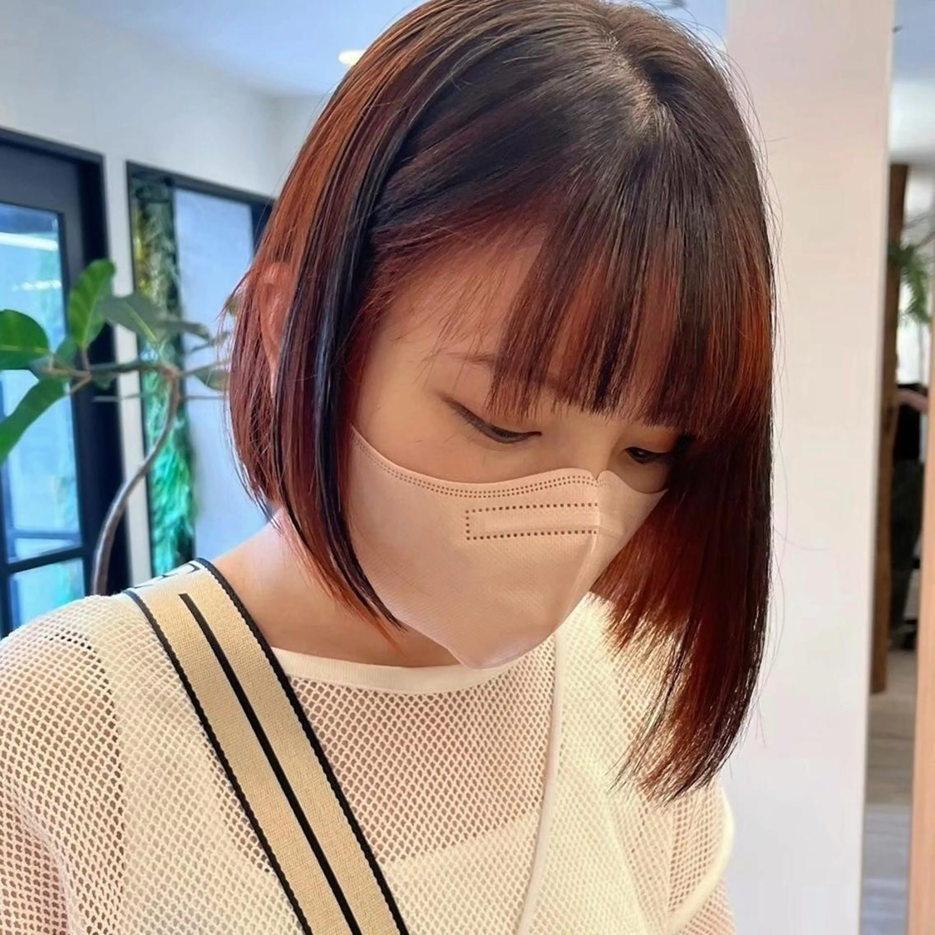 ショート ヘアカラー 🍒中川葵久美🍒 レイヤー/メンズのヘアスタイル