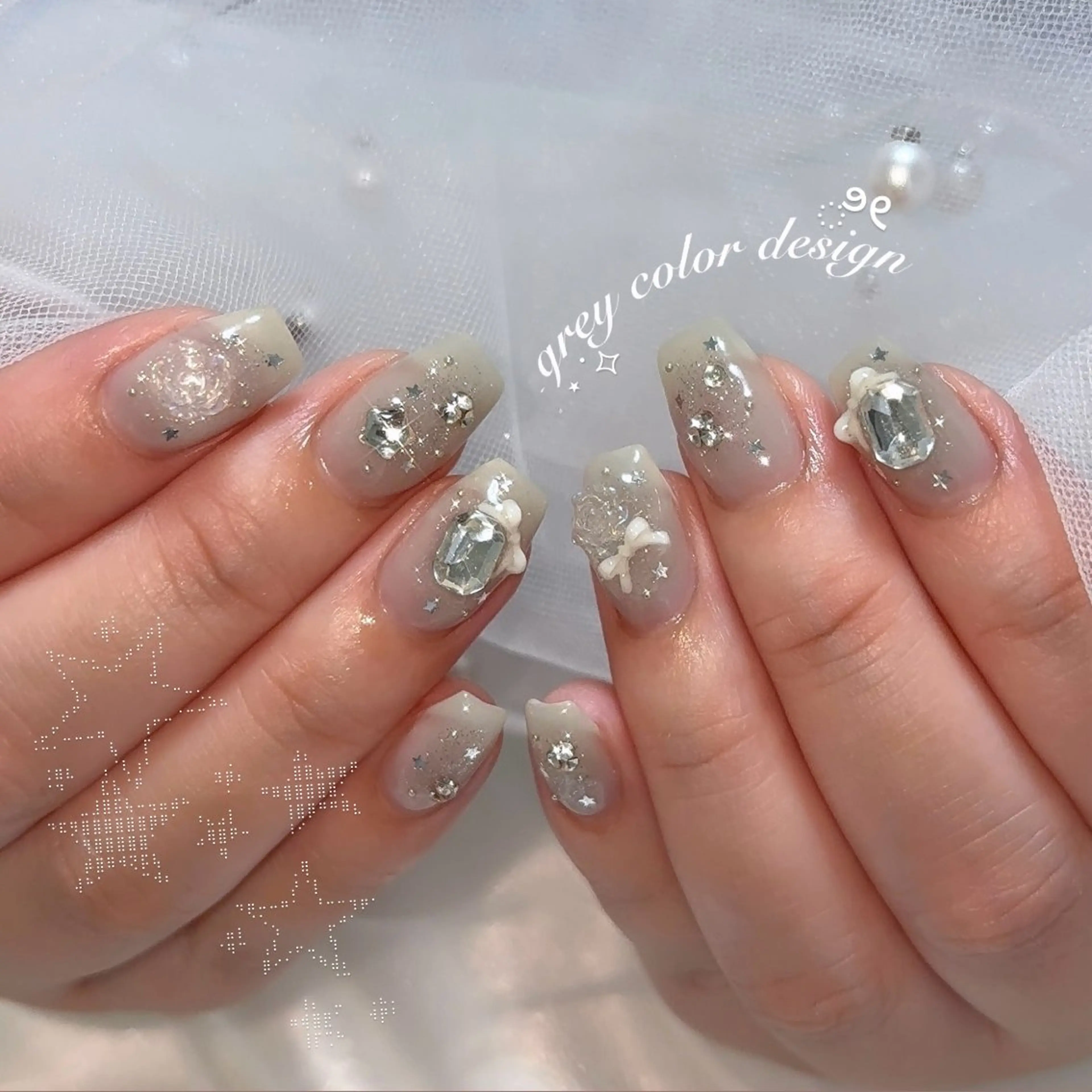 ネイル ハンドネイル Blanche mimi.u_aのネイルデザイン