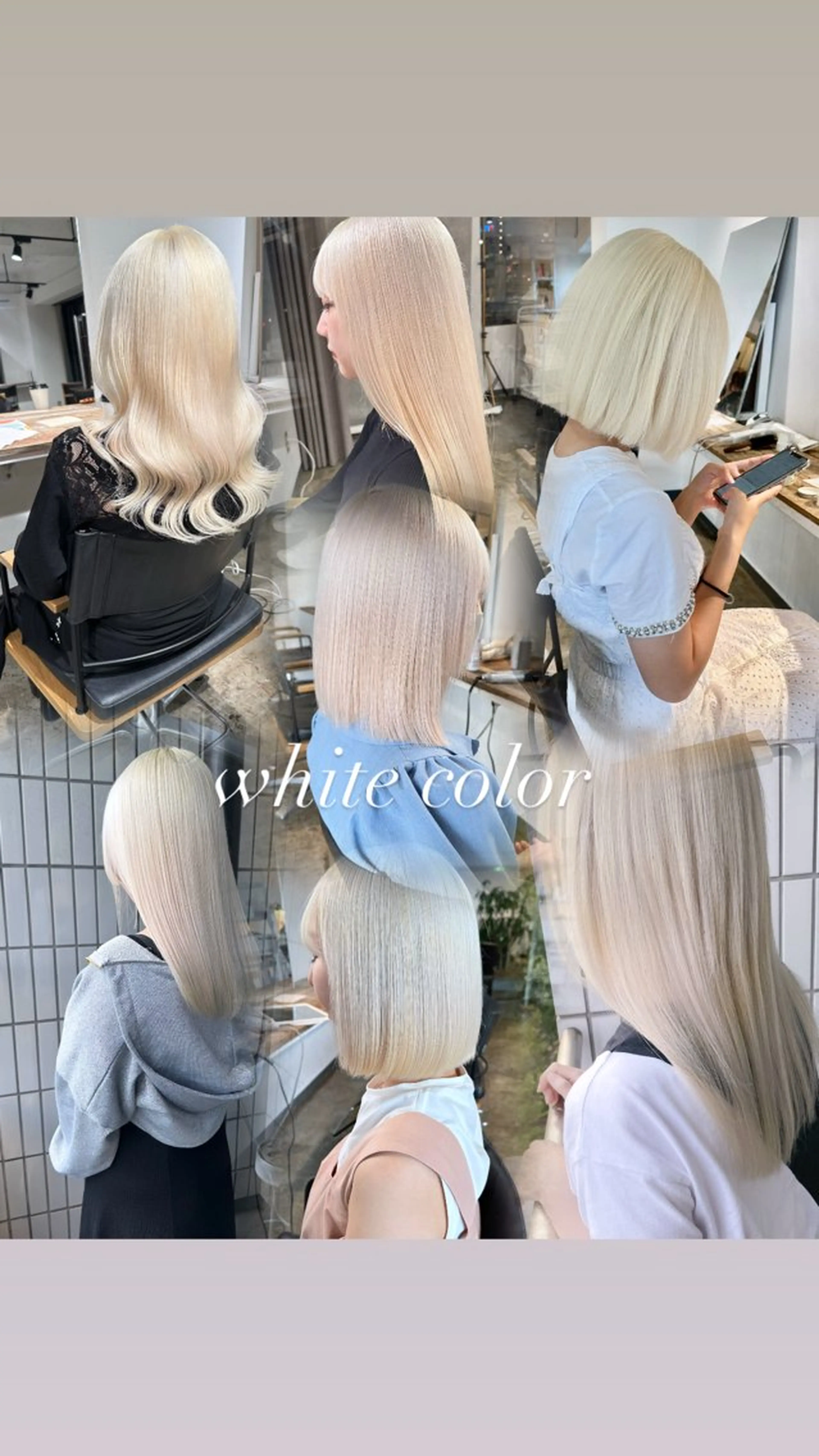 セミロング カラー ヘアカラー トリートメント ヘアセット ✨艶ブリーチカラー ✨四ノ宮裕己のヘアスタイル