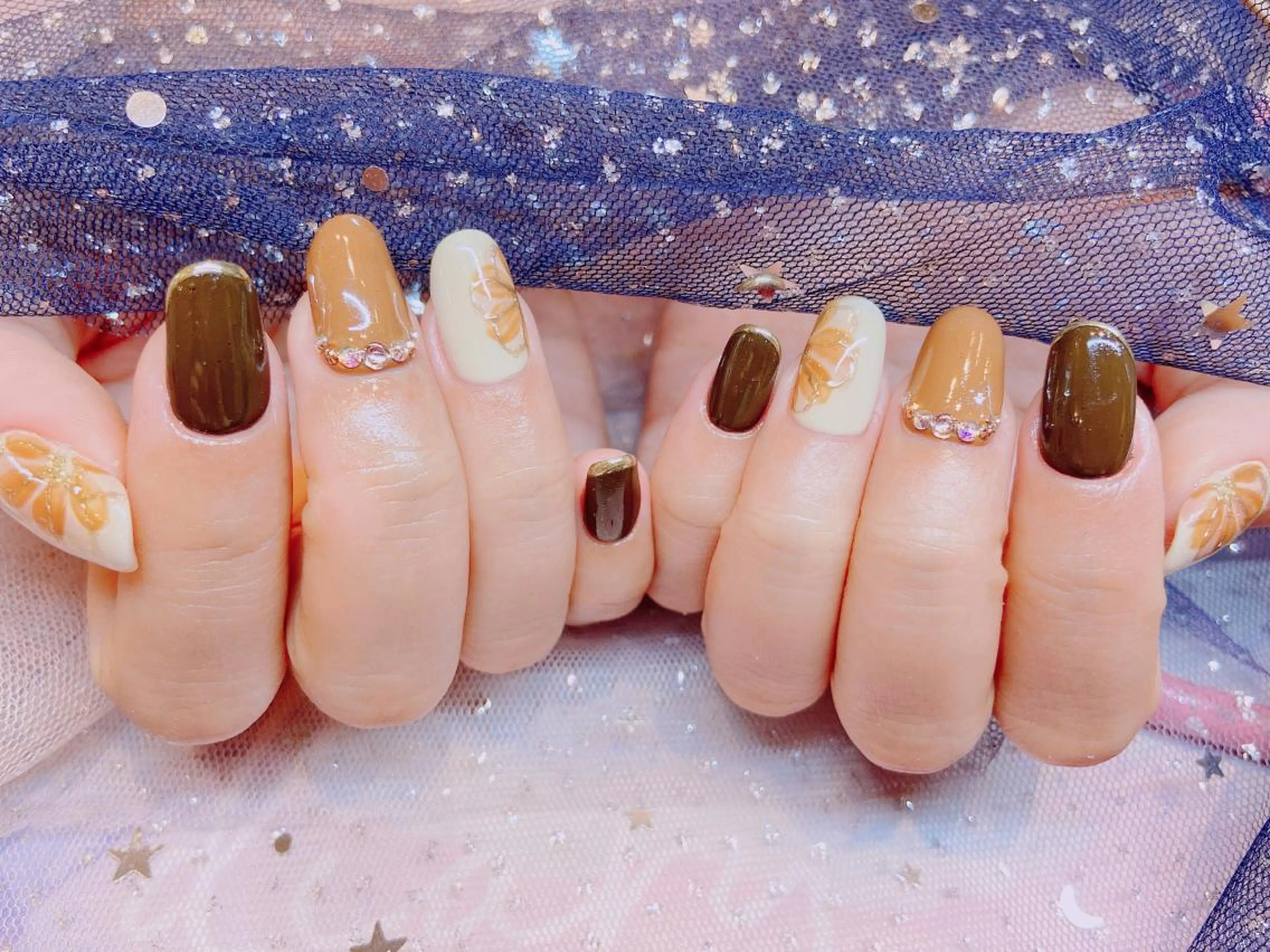 ネイル 長さだし専門店 M2　rikaのネイルデザイン