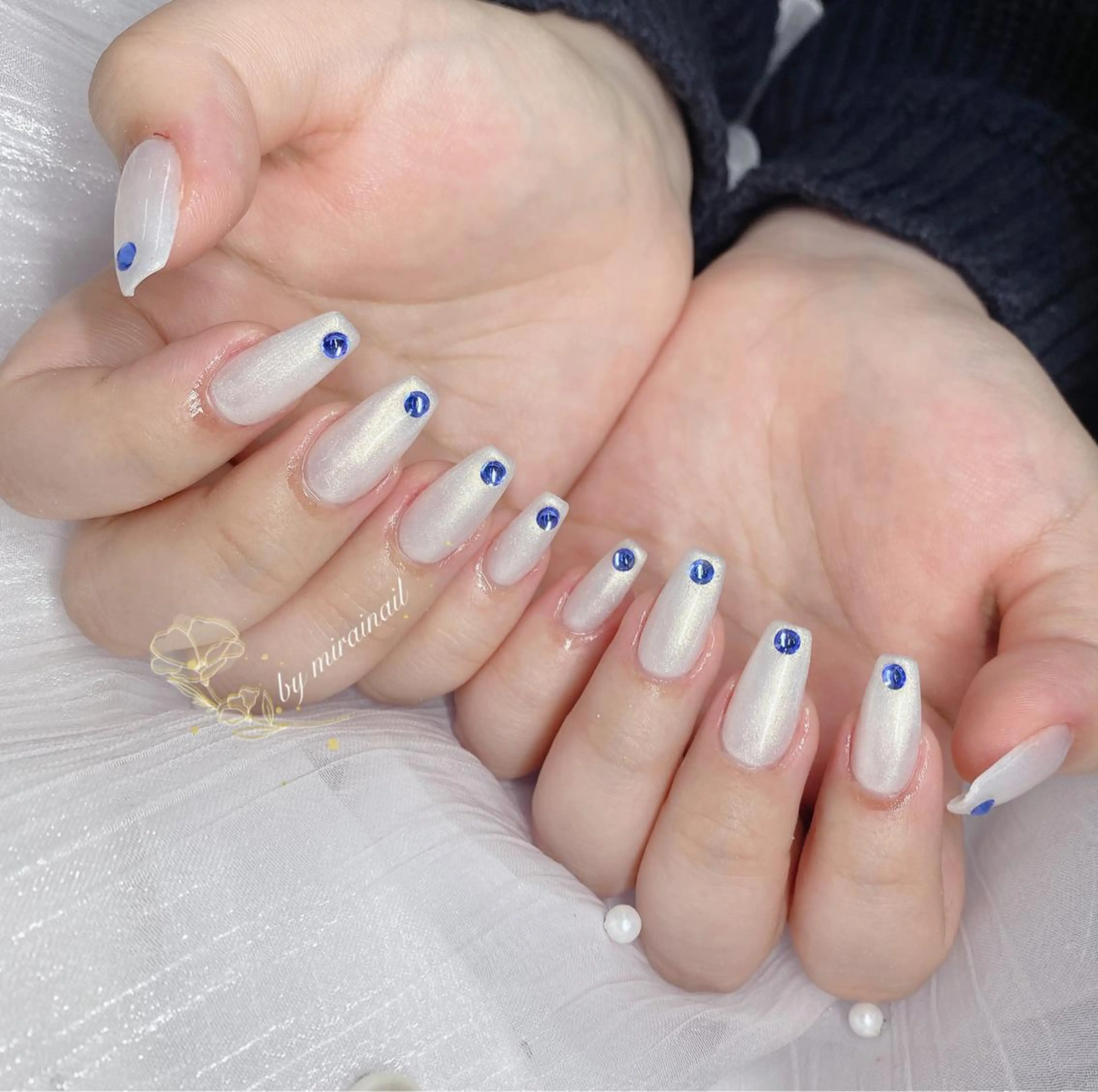 ネイル ワンカラーネイル スカルプネイル ネイルサロン 9Carats神田のネイルデザイン