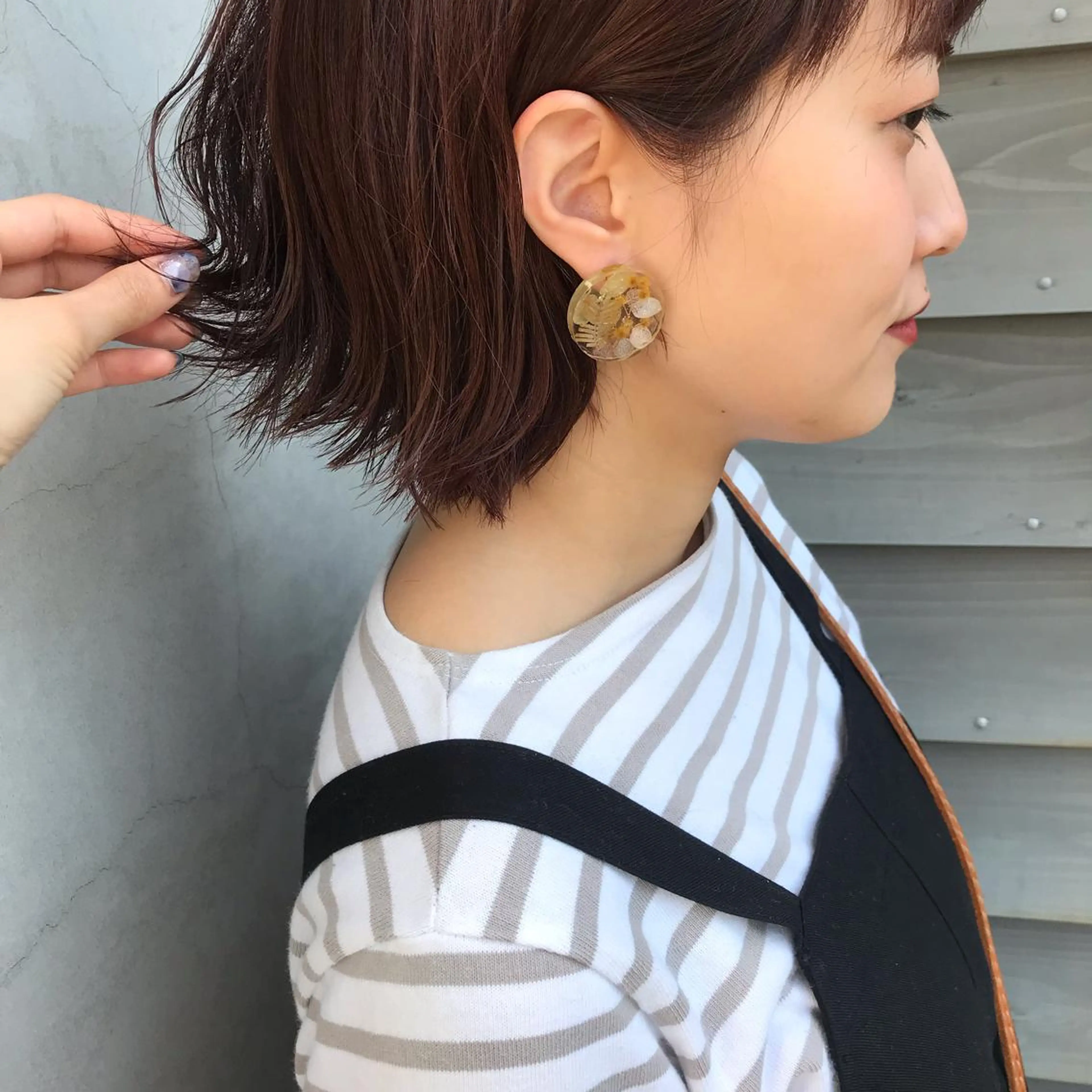 ミディアム カラー botan KOZUEのヘアスタイル