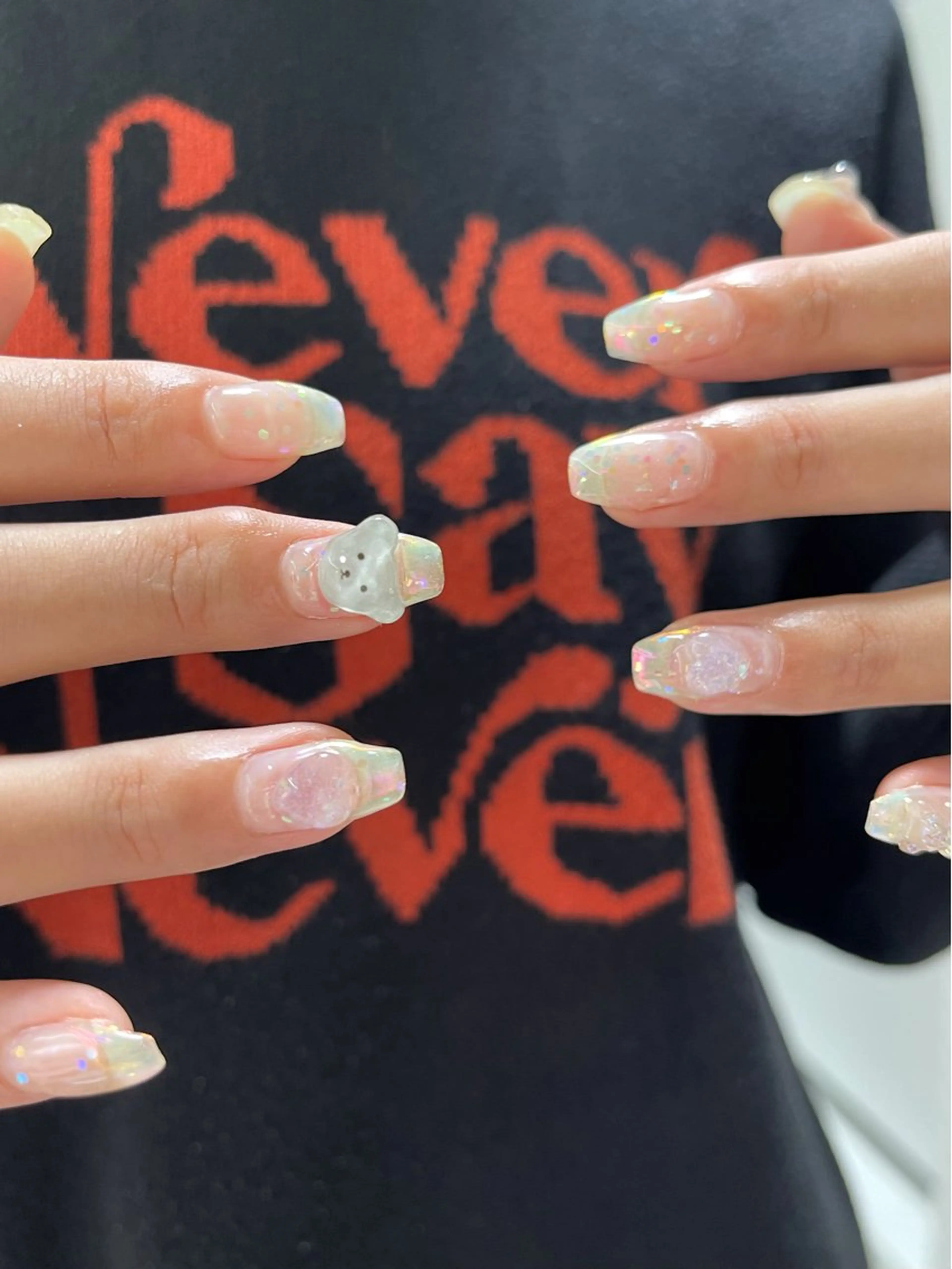 ネイル アートネイル 🦋y y Nail 🤍のネイルデザイン