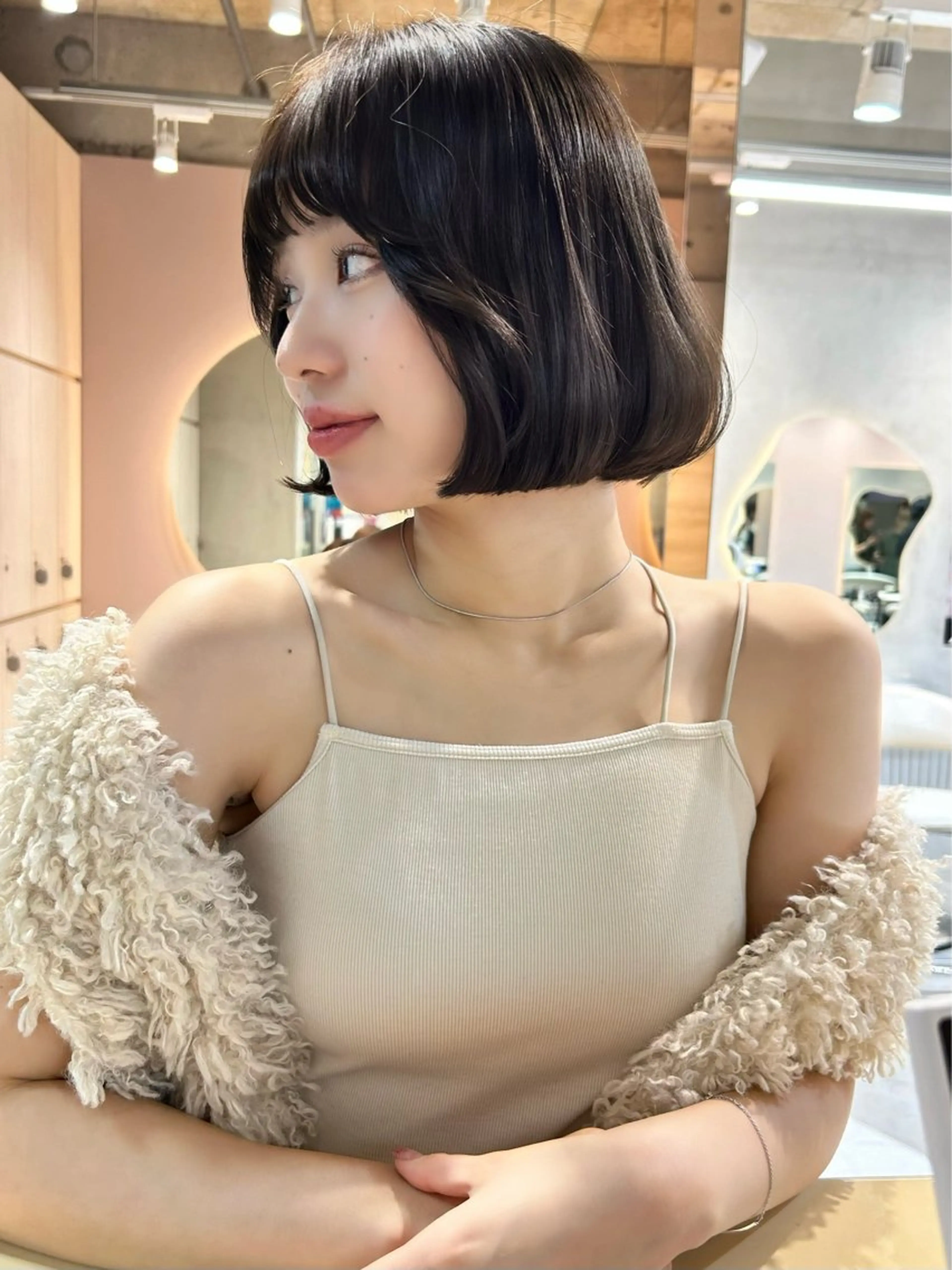 ショート 韓国顔周りヘア 🇰🇷💐石井遥のヘアスタイル