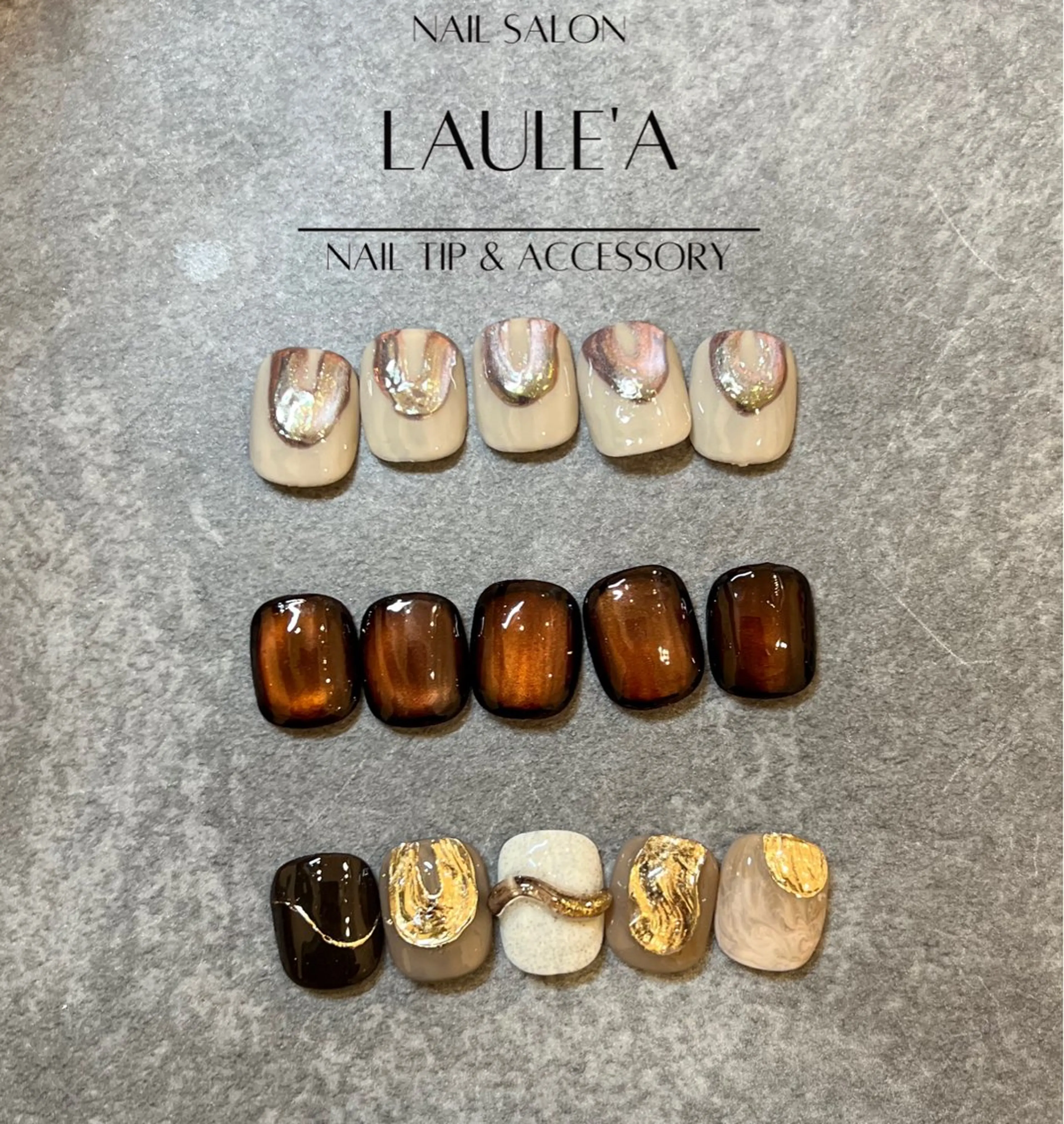 ネイル アートネイル フットネイル nailsalon Laule'aのネイルデザイン