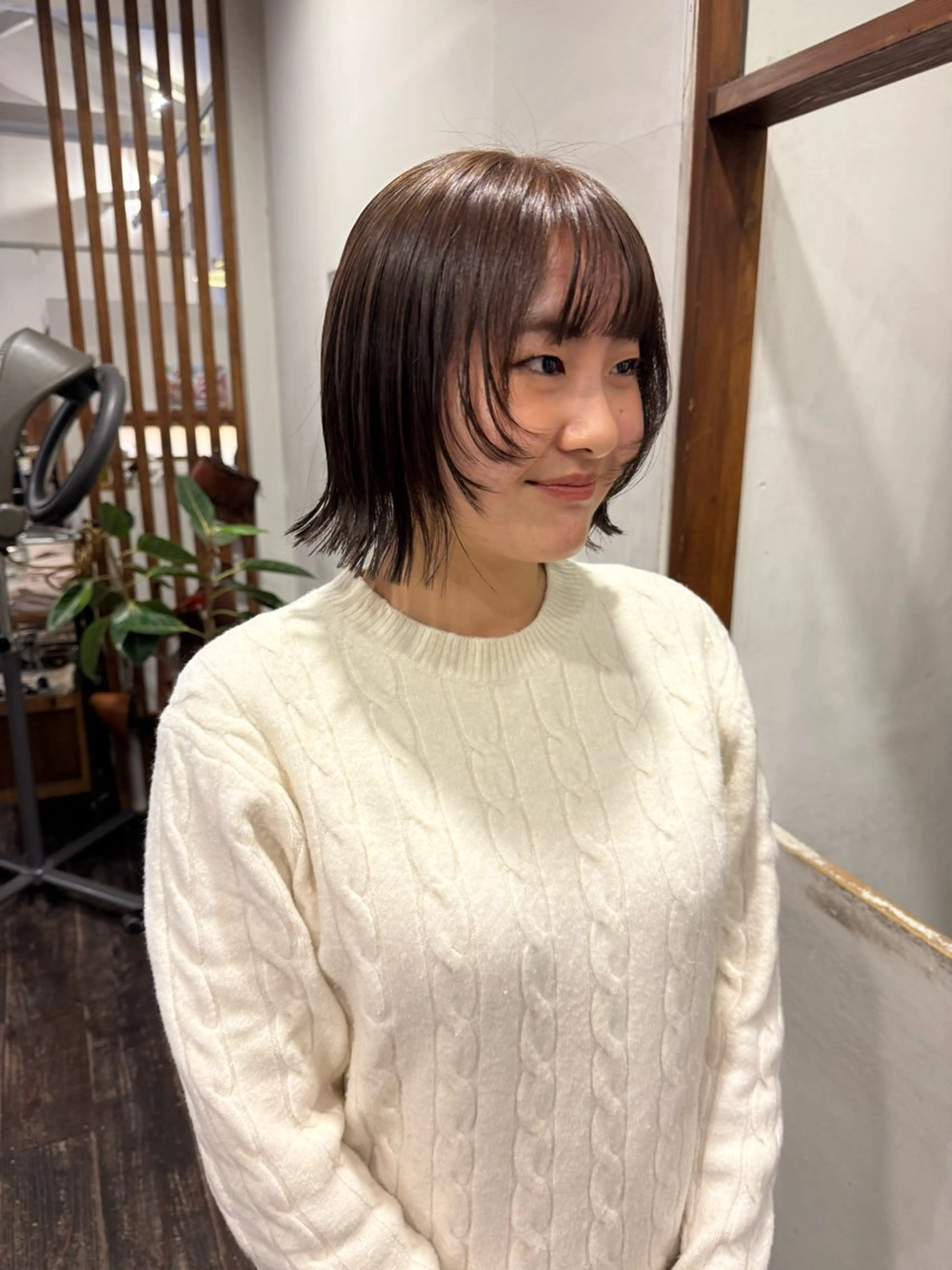 ミディアム カラー カット ヘアカラー MOK大阪梅田店 Asahiのヘアスタイル