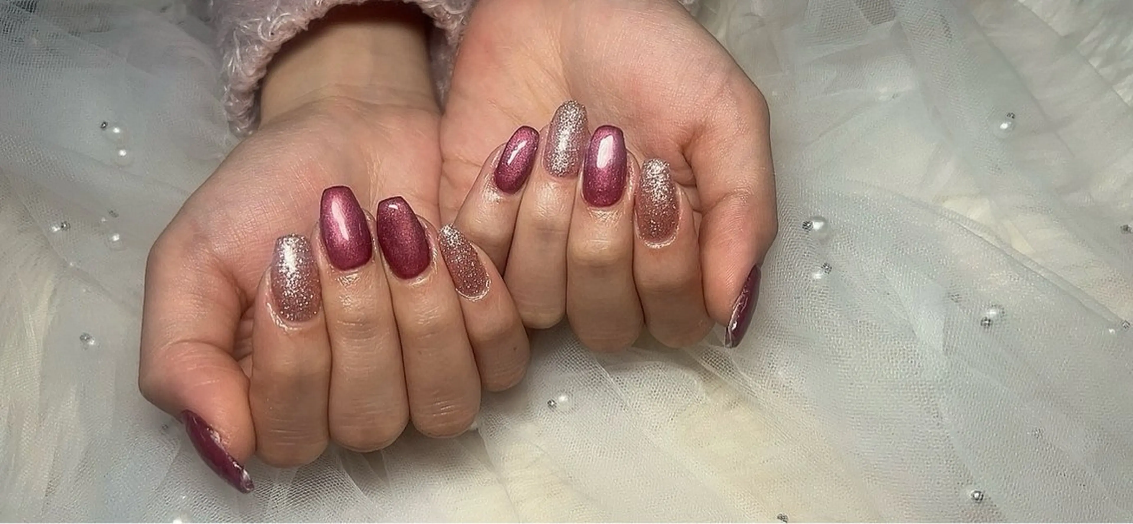ネイル フラッシュネイル マグネットネイル Ruana Nailのネイルデザイン