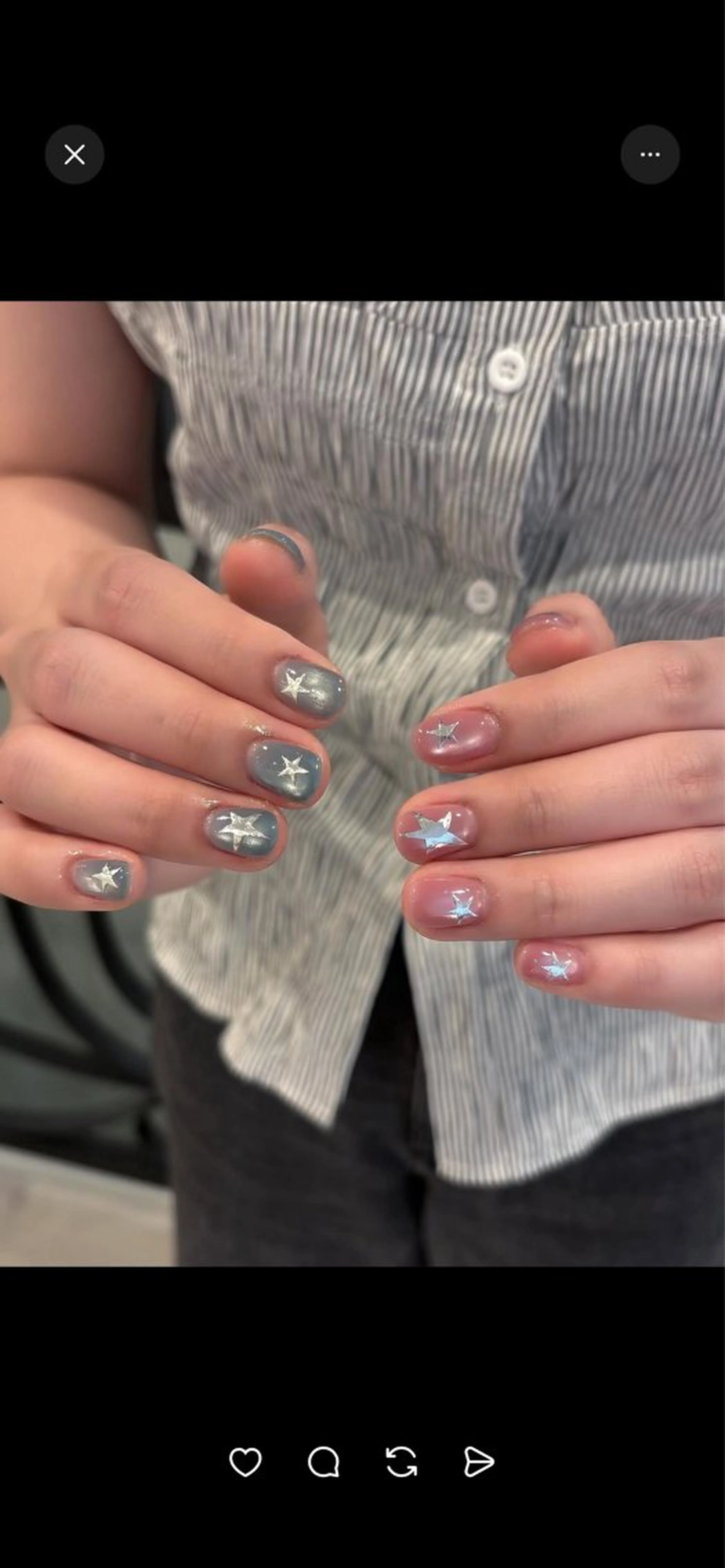 ネイル 韓国ネイル 持ち込み ニュアンスネイル ネイルチップ ANA.CHUO 本川越店舗のネイルデザイン