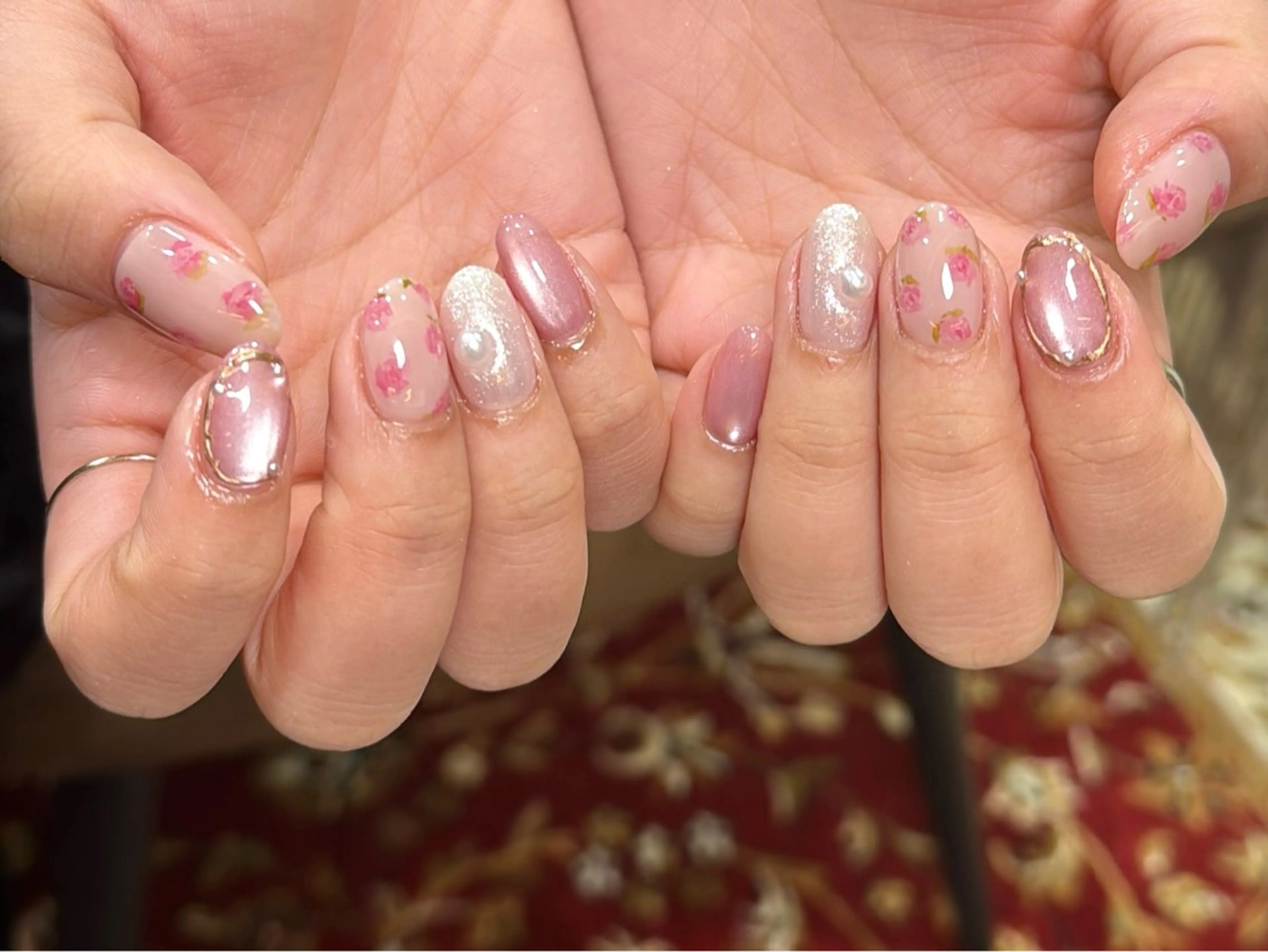 ネイル ハンドネイル 清水 夏澪のネイルデザイン