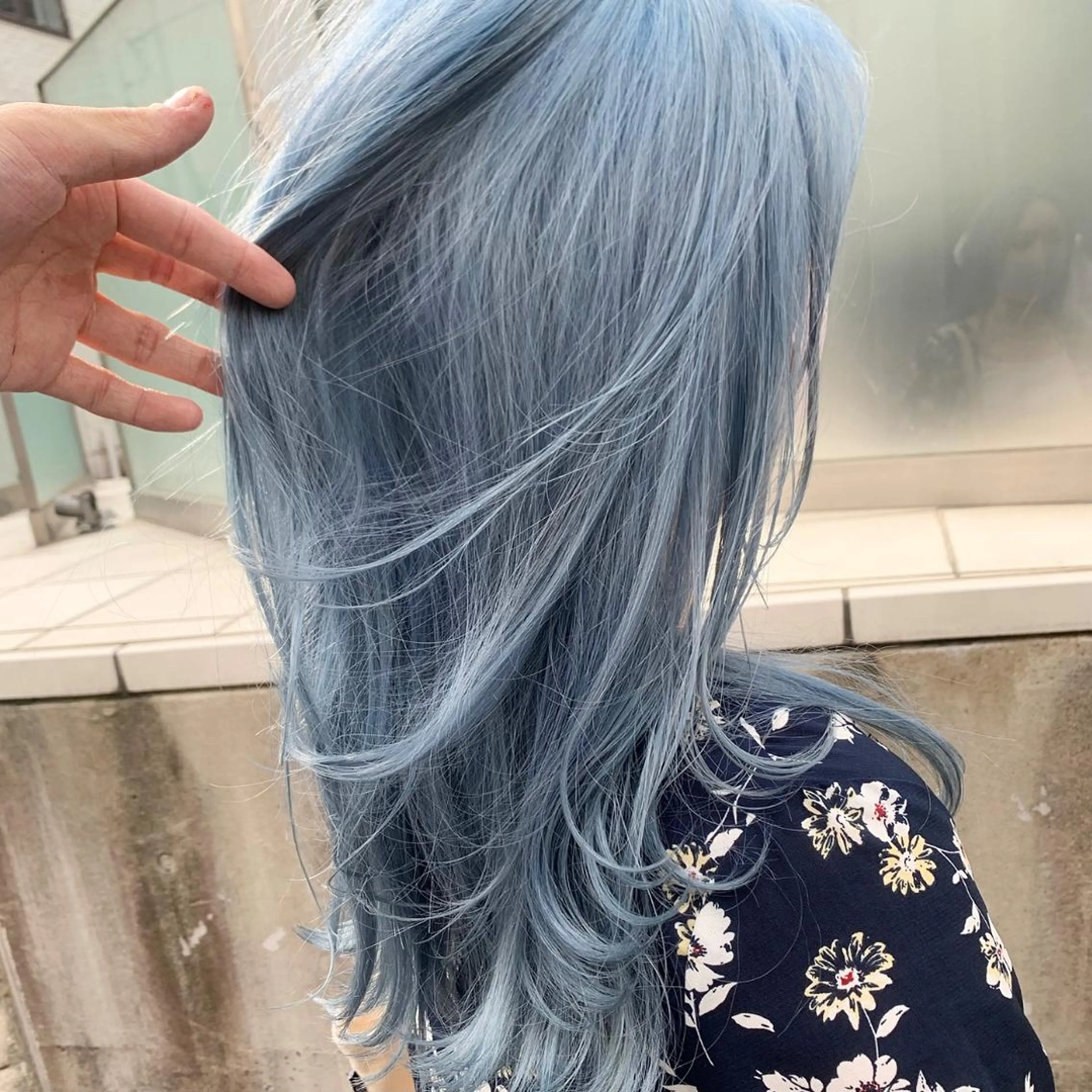 カラー ヘアアレンジ ハイトーン/美髪矯正 🍃大江拓実のヘアスタイル