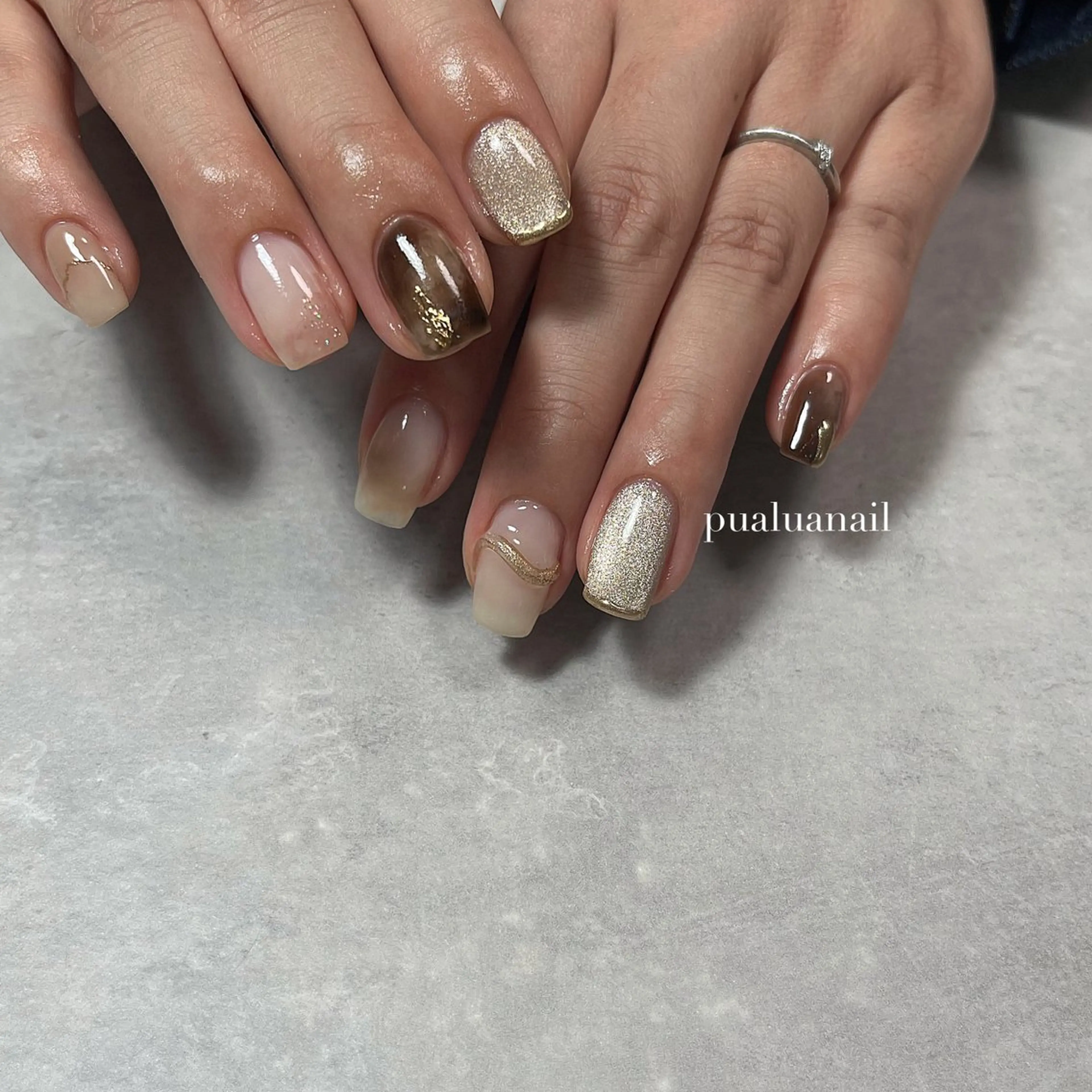 ネイル ハンドネイル pualua miharuのネイルデザイン