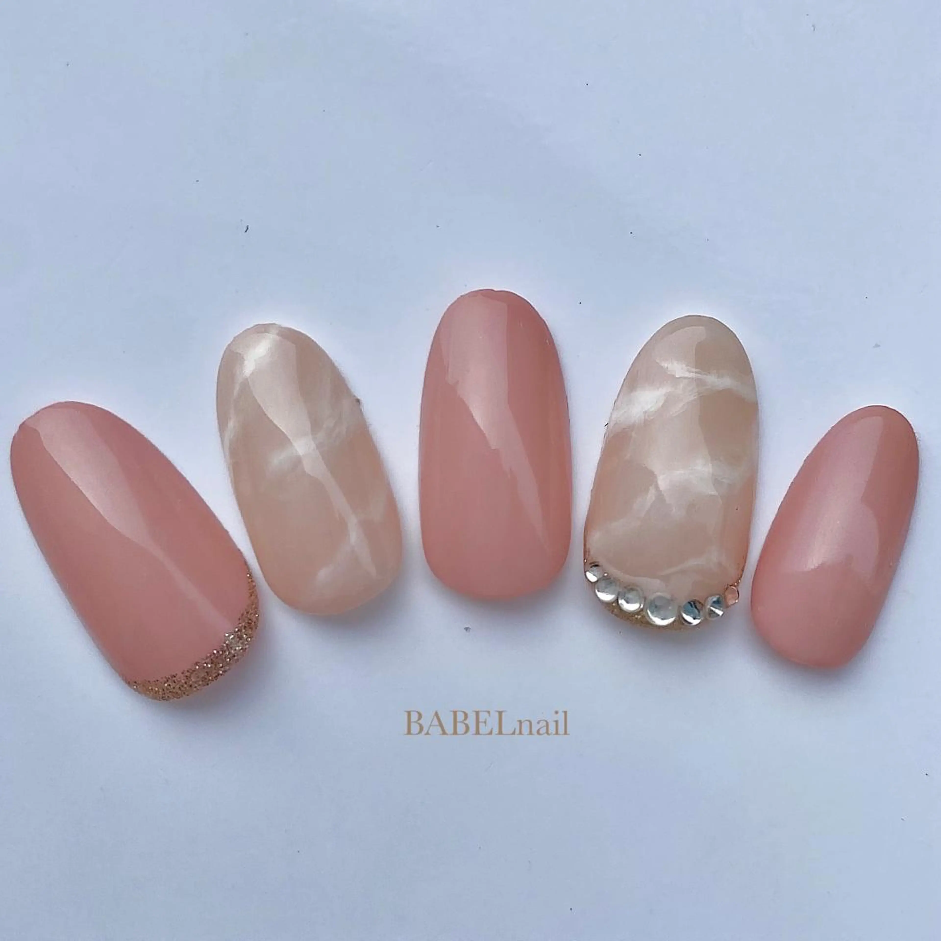 ネイル アートネイル ジェルネイル オフィスネイル ショートネイル フットネイル 江戸川橋✨BABEL 【バベル】大人可愛いのネイルデザイン