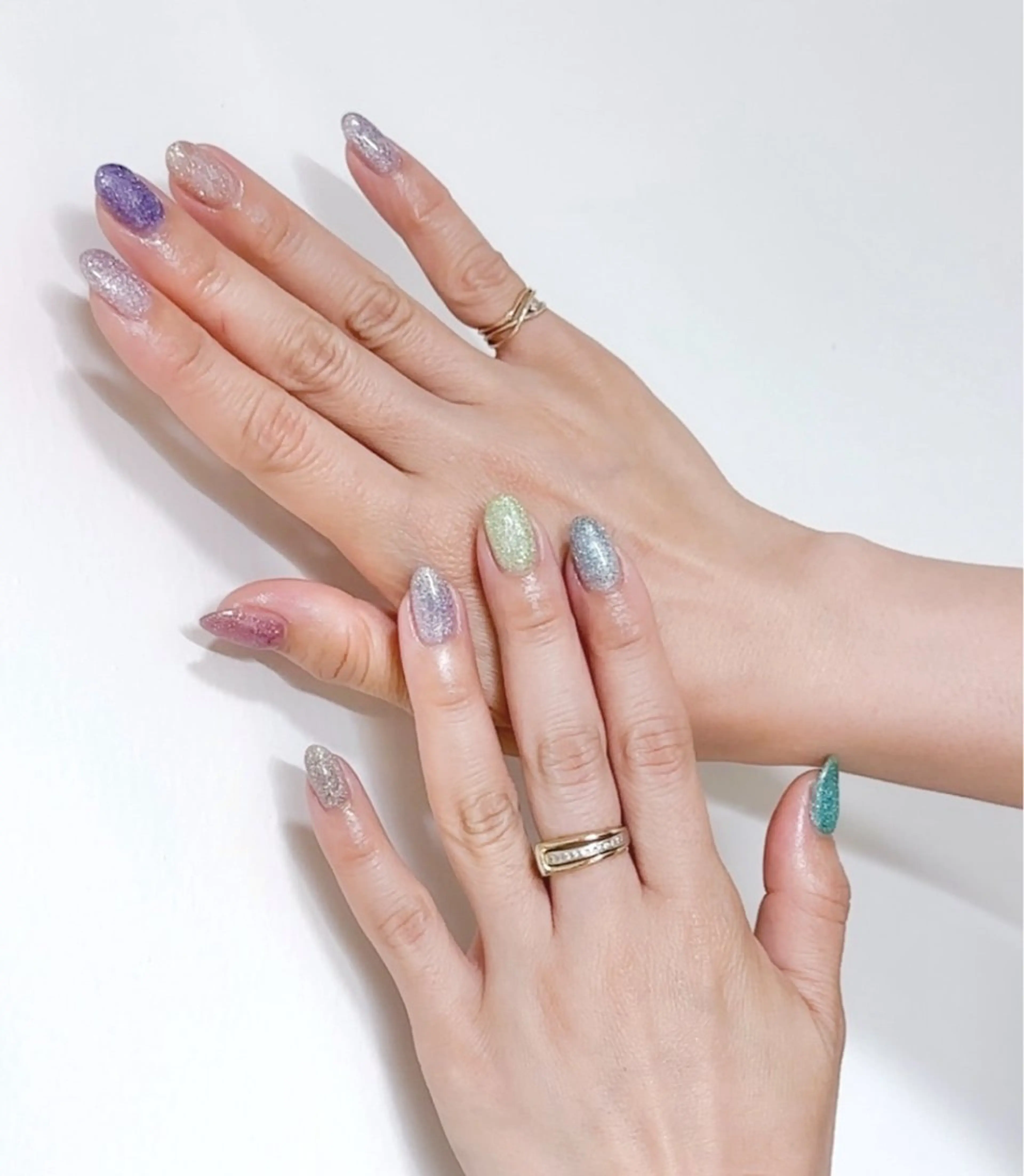 ネイル フラッシュネイル ジェルネイル なかにし めぐみのネイルデザイン