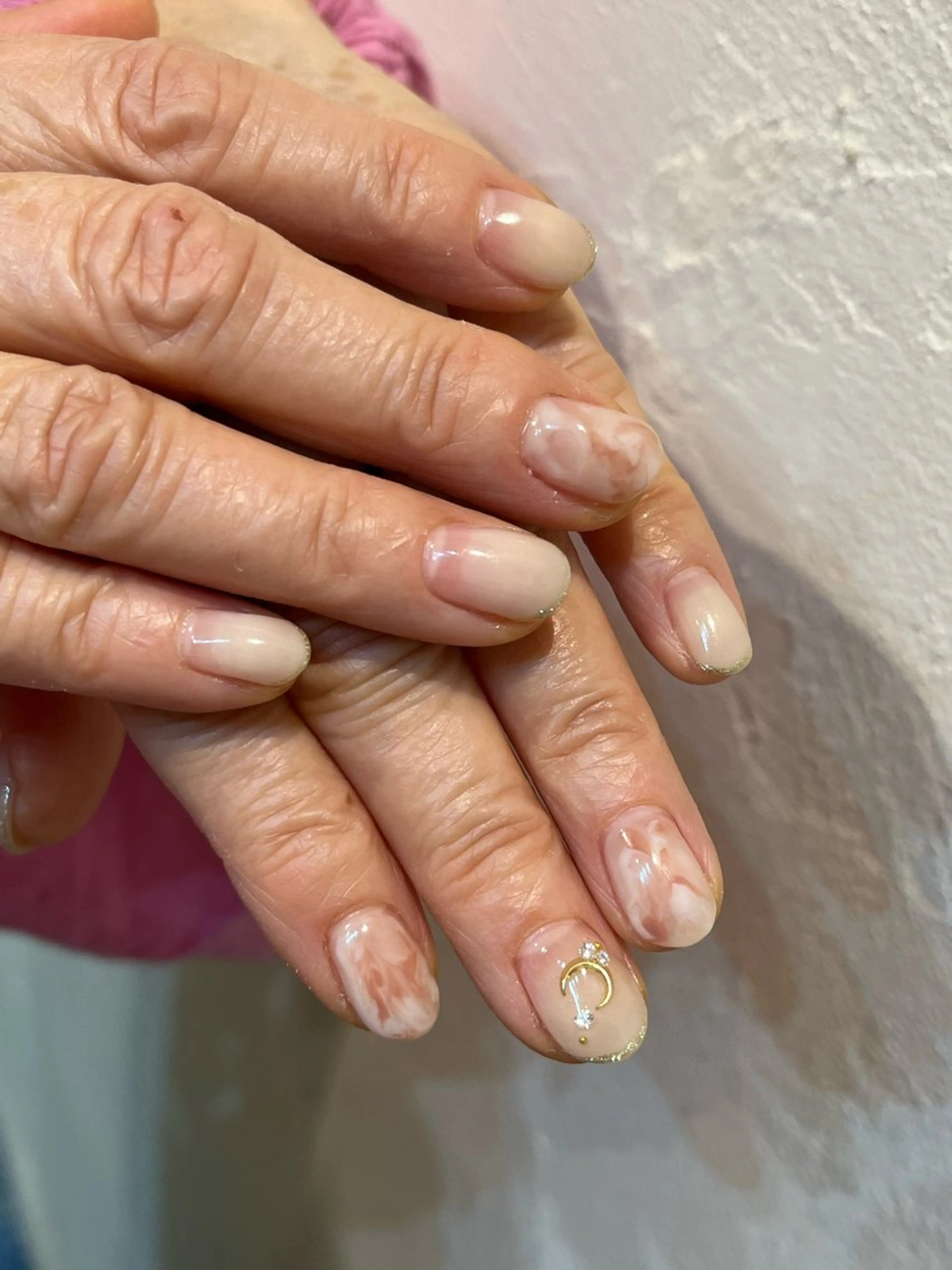 ネイル ニュアンスネイル MOFU NAIL 🐈‍⬛のネイルデザイン