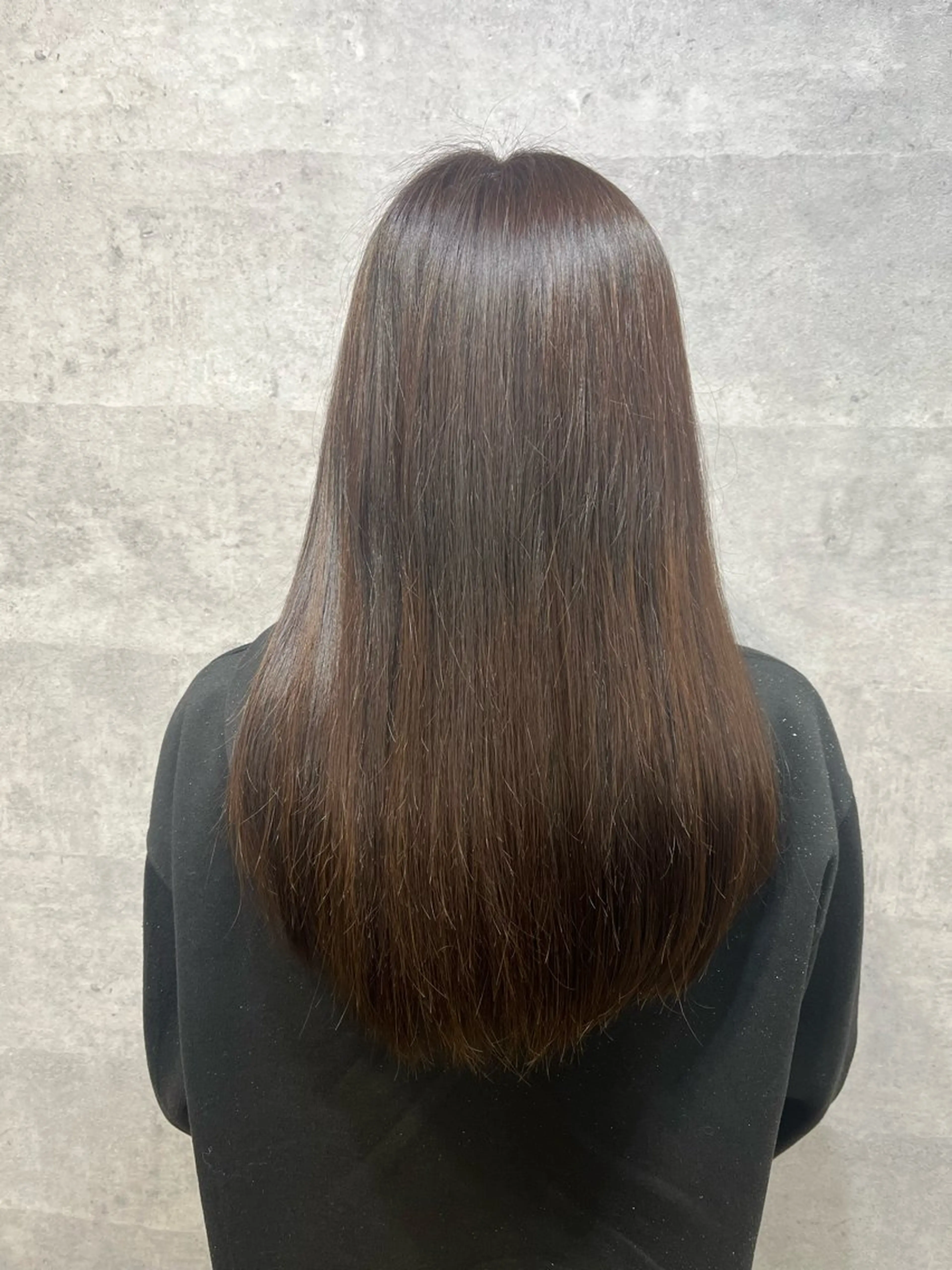 ロング カラー カット ヘアカラー 中園紫音 cutwells郡山のヘアスタイル