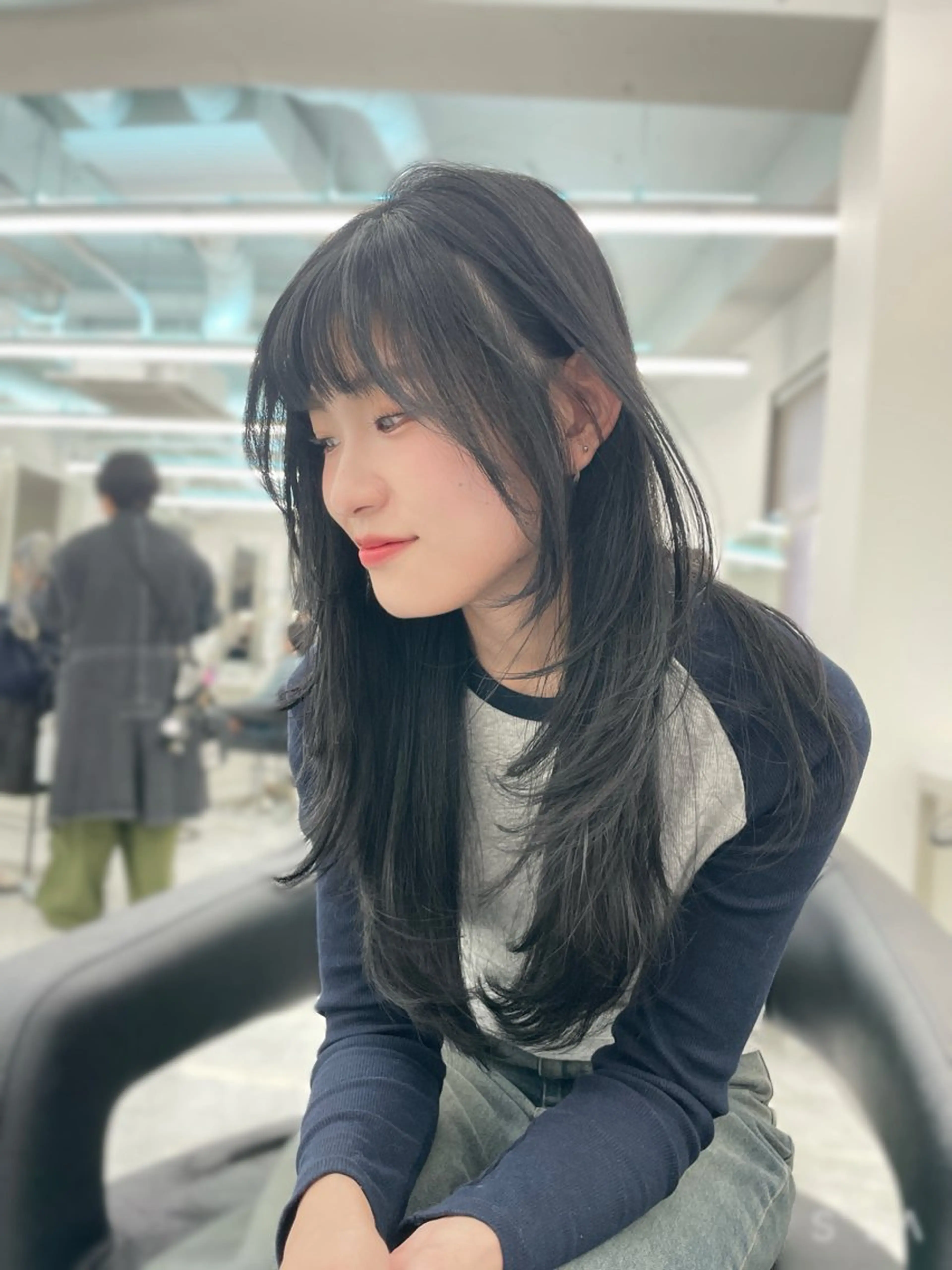 セミロング MOE 福岡韓国ヘア✧︎のヘアスタイル