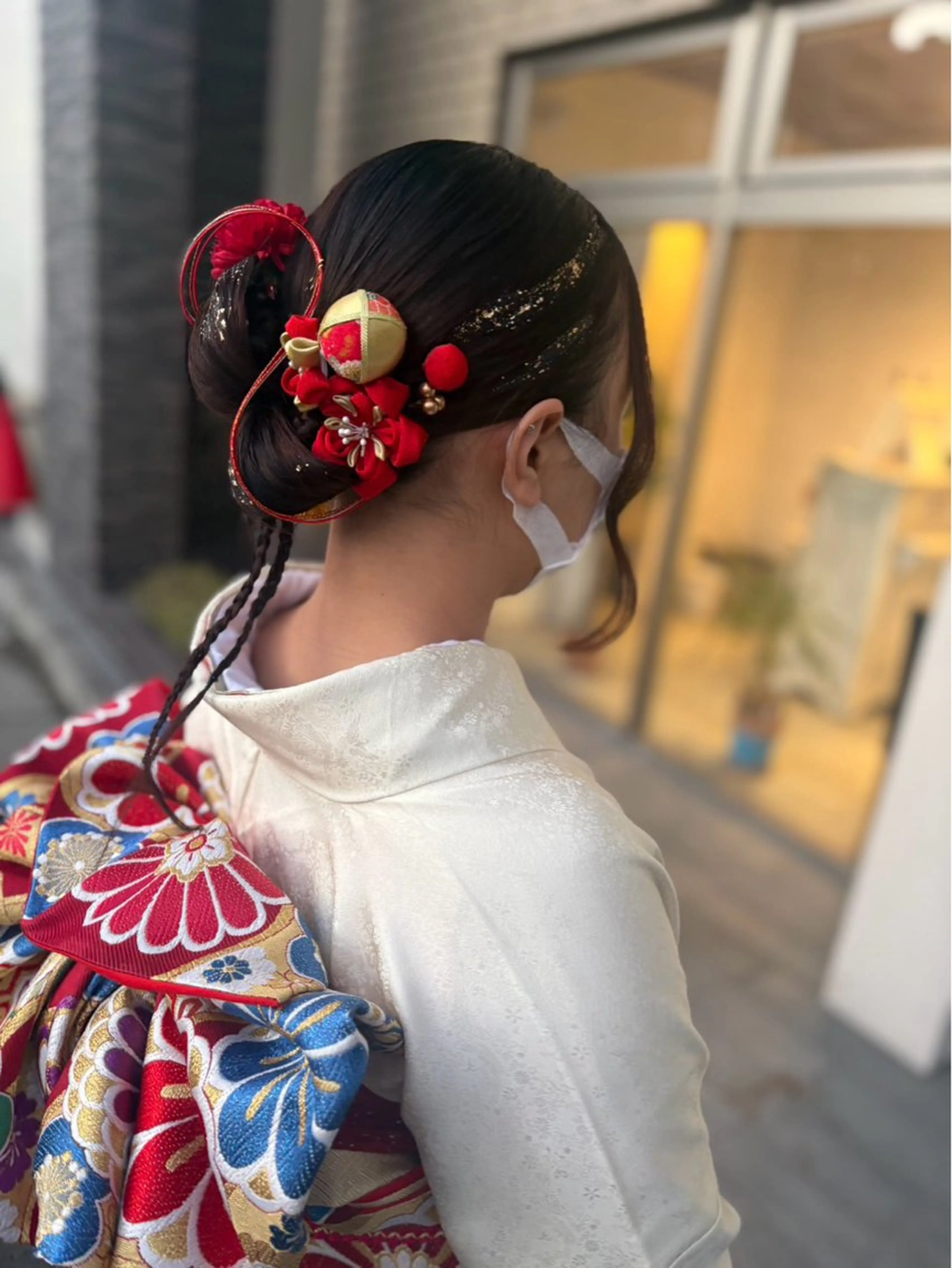 ロング ヘアアレンジ 成人式 美髪× ヘアセット✨Araiのヘアスタイル
