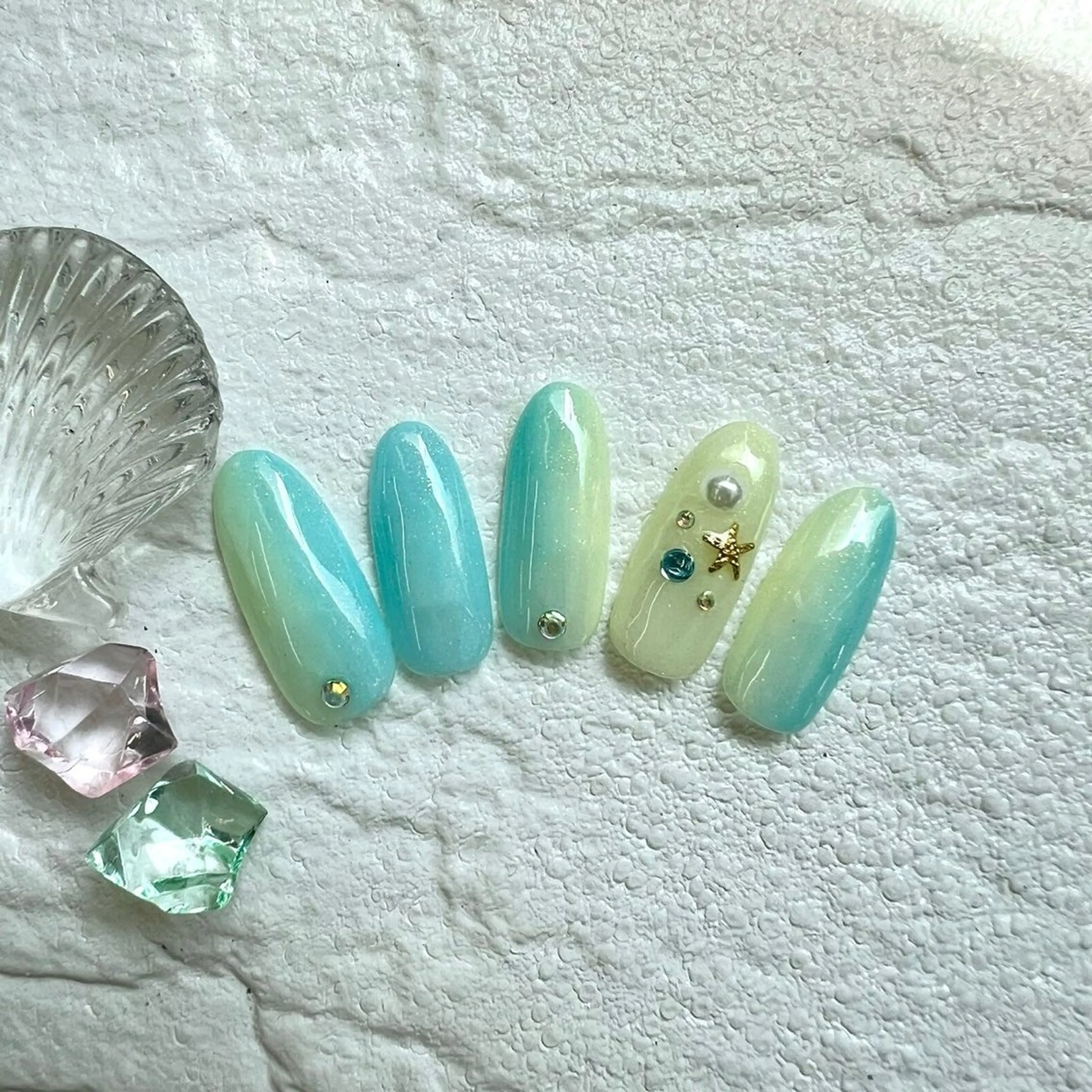 ネイル ⭐︎休業中の練習⭐︎ JNA認定講師髙橋のネイルデザイン