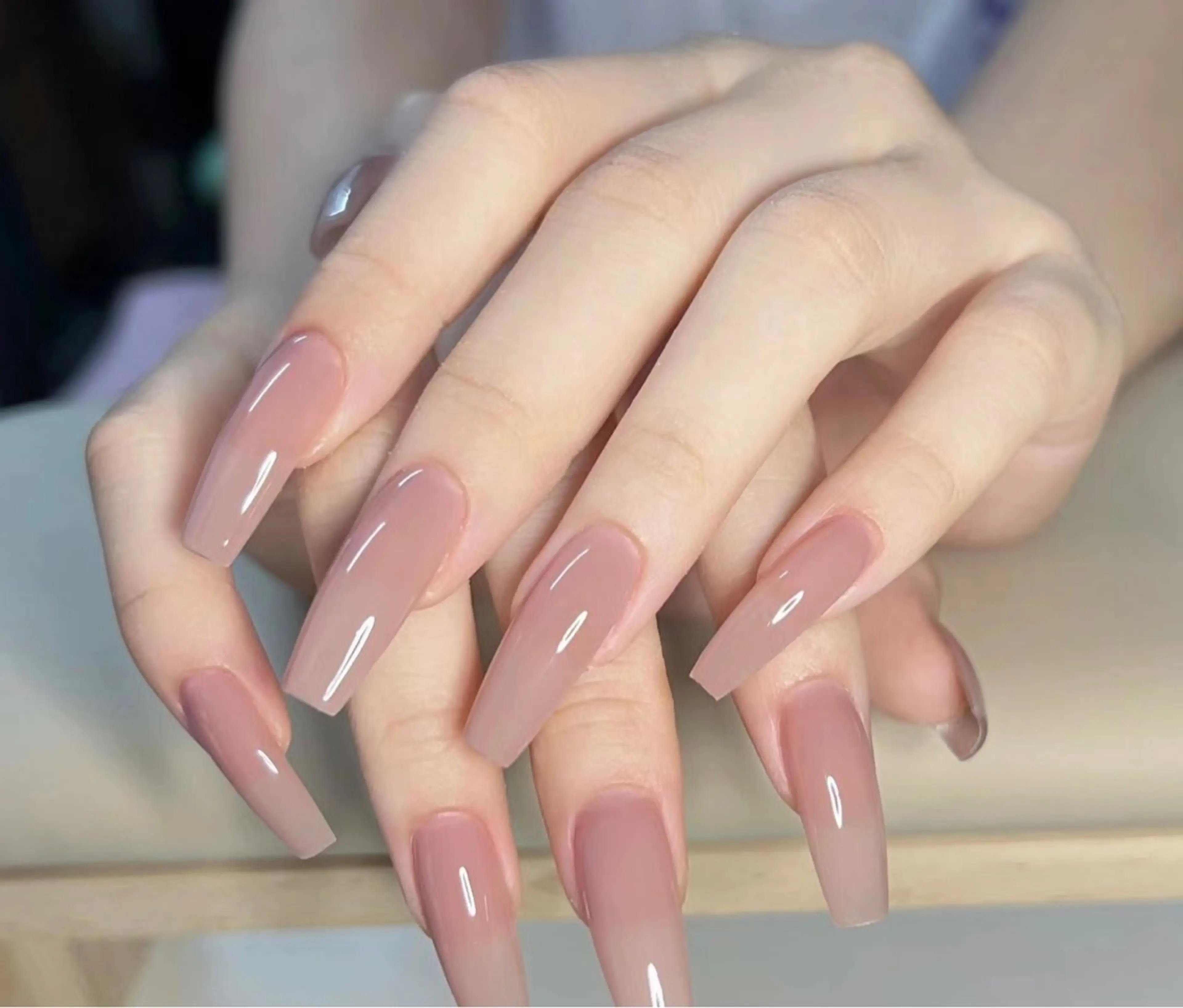 【Hand】❣️ワンカラー/ラメグラデーション（平日限定クーポン11:00-15:00）の写真