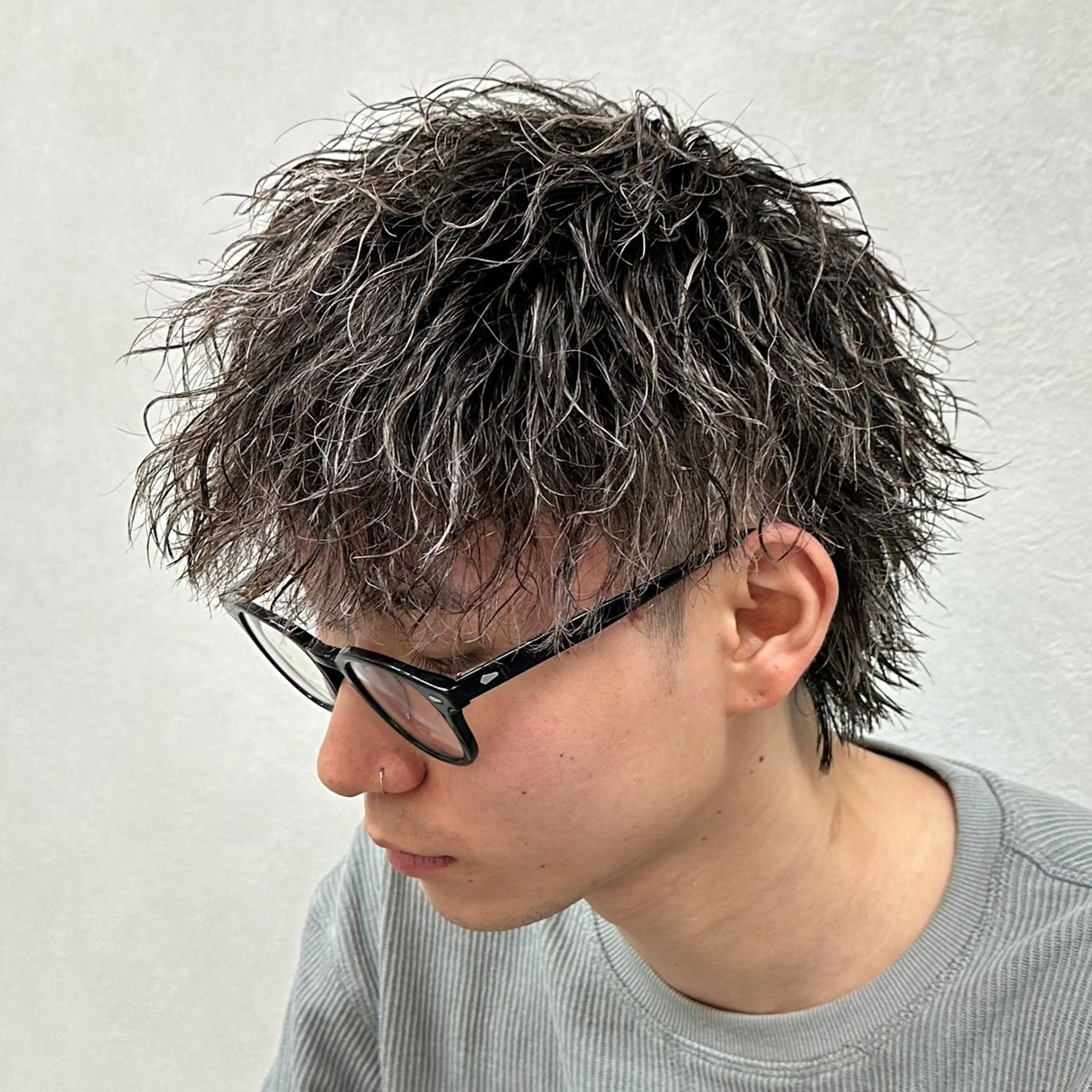 パーマ メンズ men's限定/ 難波/Ryoyaのヘアスタイル