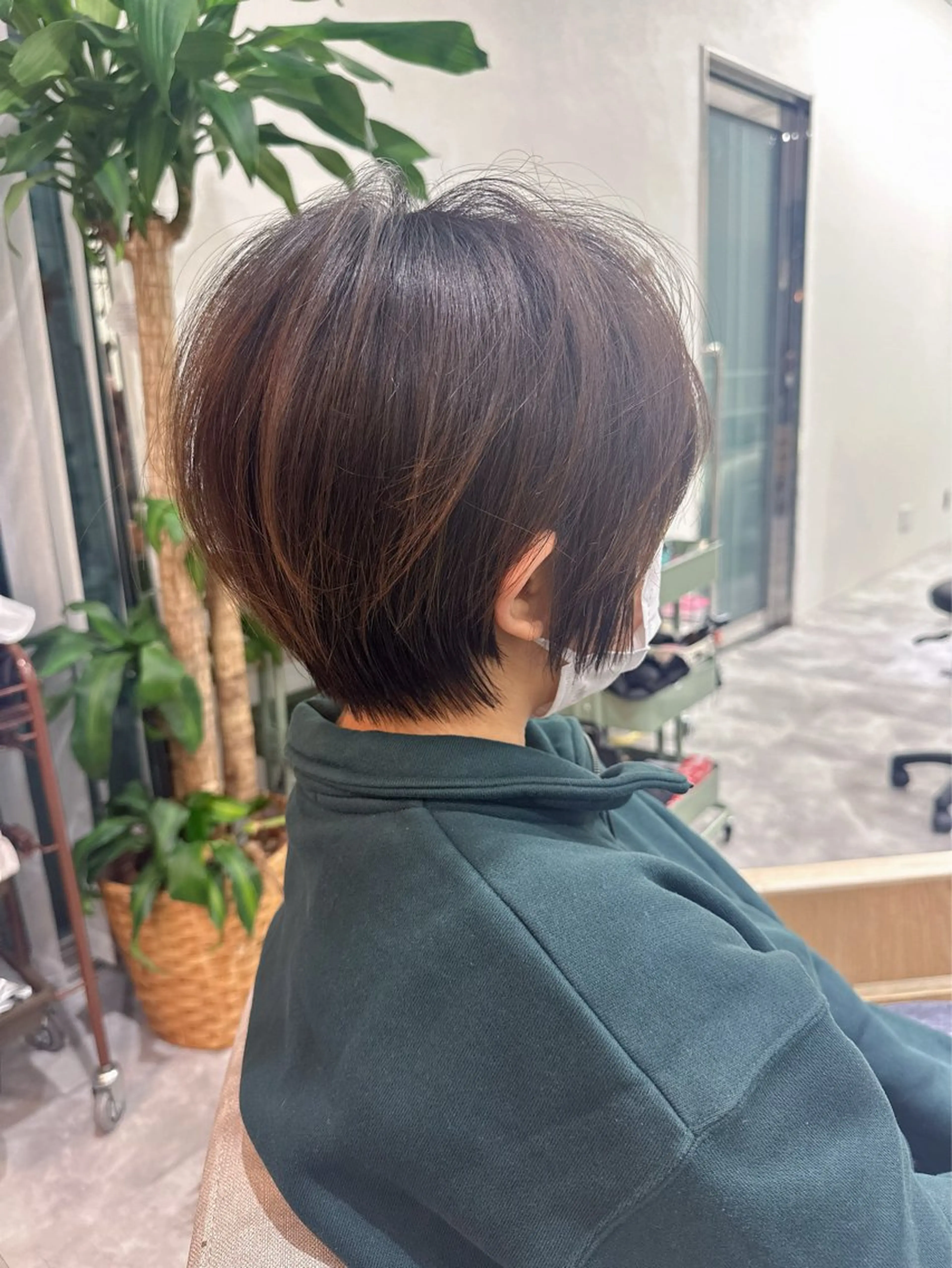 ショート カラー ショートボブ ブリーチ デザインカラー ハイライトカラー ハイトーンカラー カット ヘアカラー トリートメント 近鉄奈良ショートヘア 清水力也のヘアスタイル