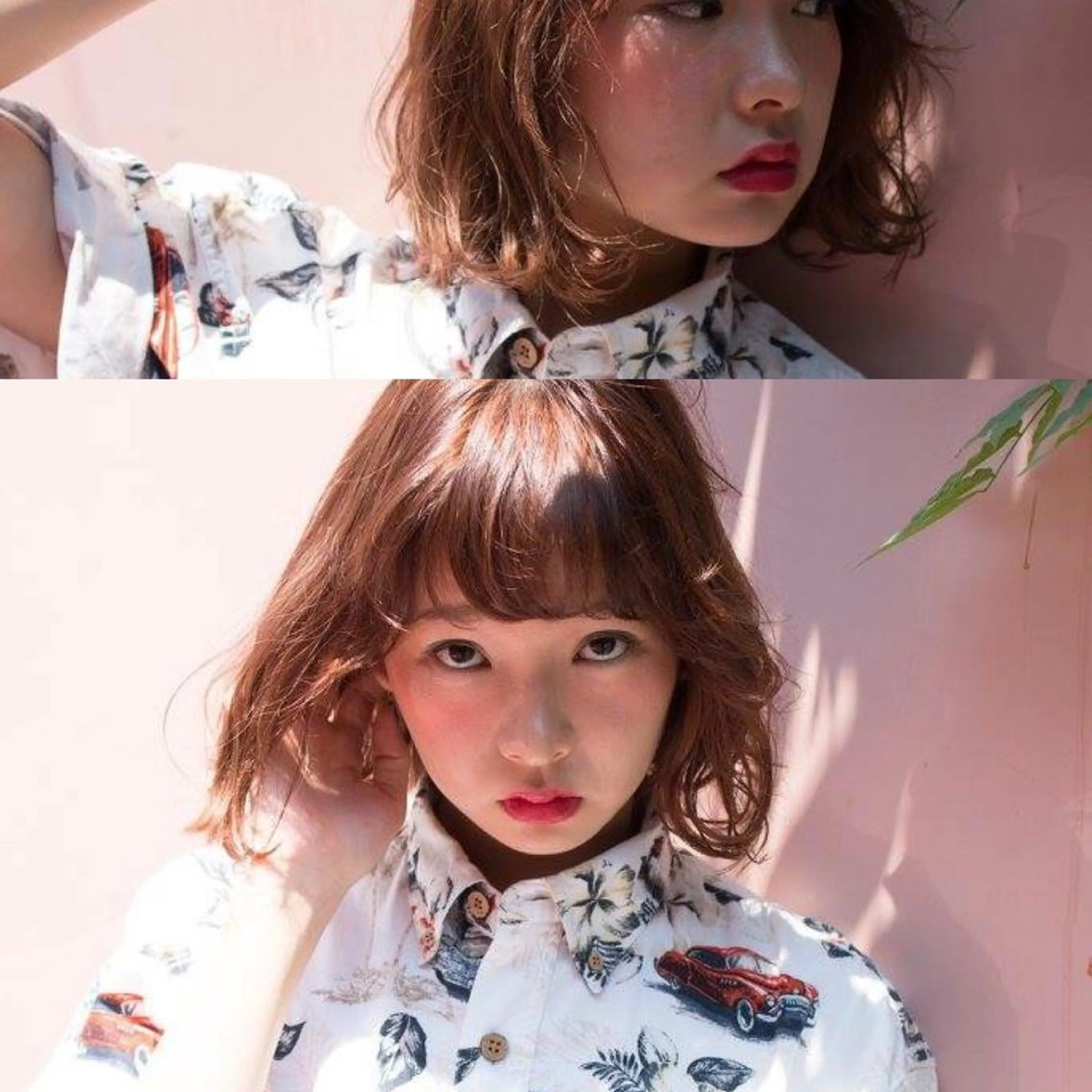 ショート ミディアム セミロング カラー パーマ 内藤 達也のヘアスタイル