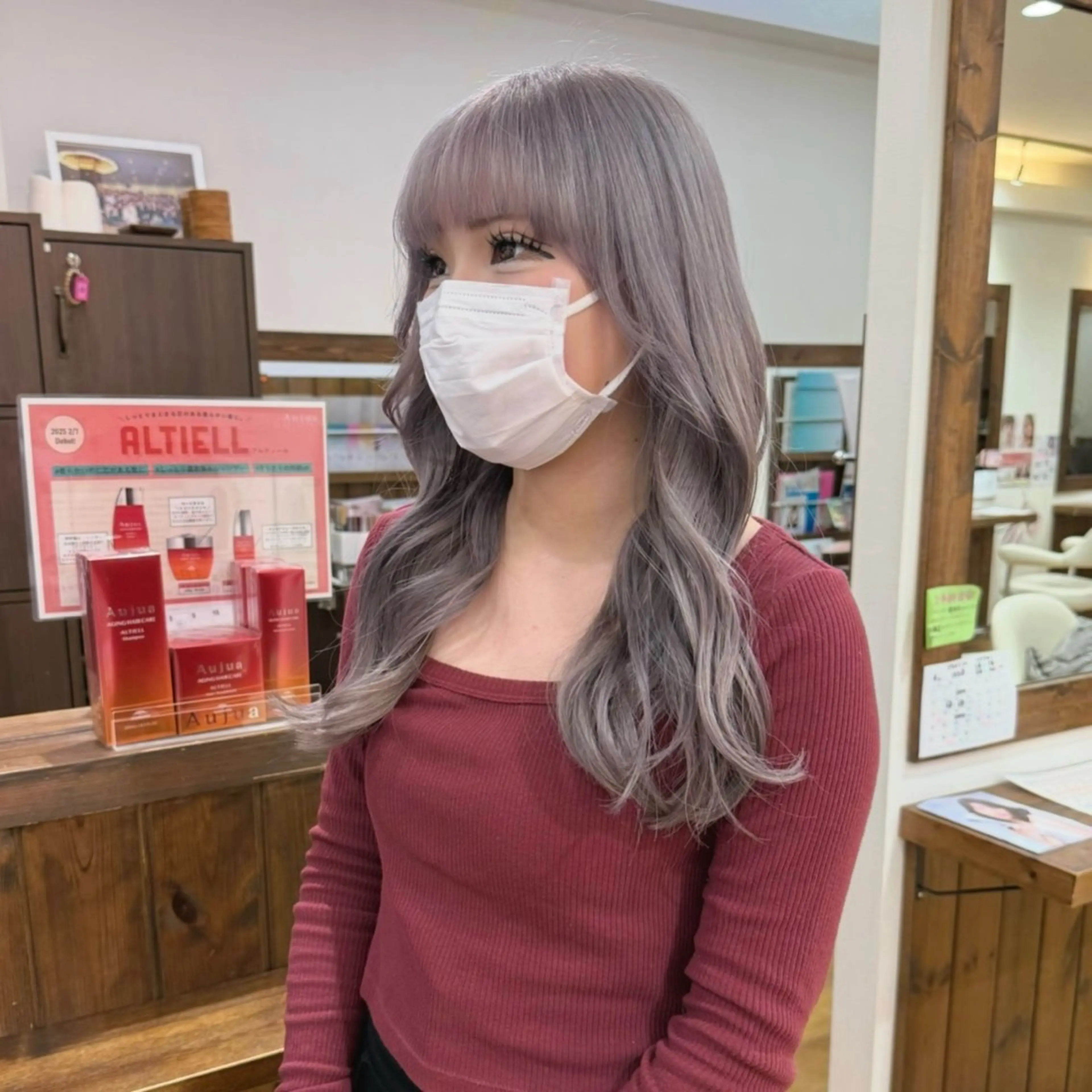 ロング カラー ヘアアレンジ ブリーチ ヘアカラー 💖ダブルカラー/ ヘアセット/晴香💖のヘアスタイル