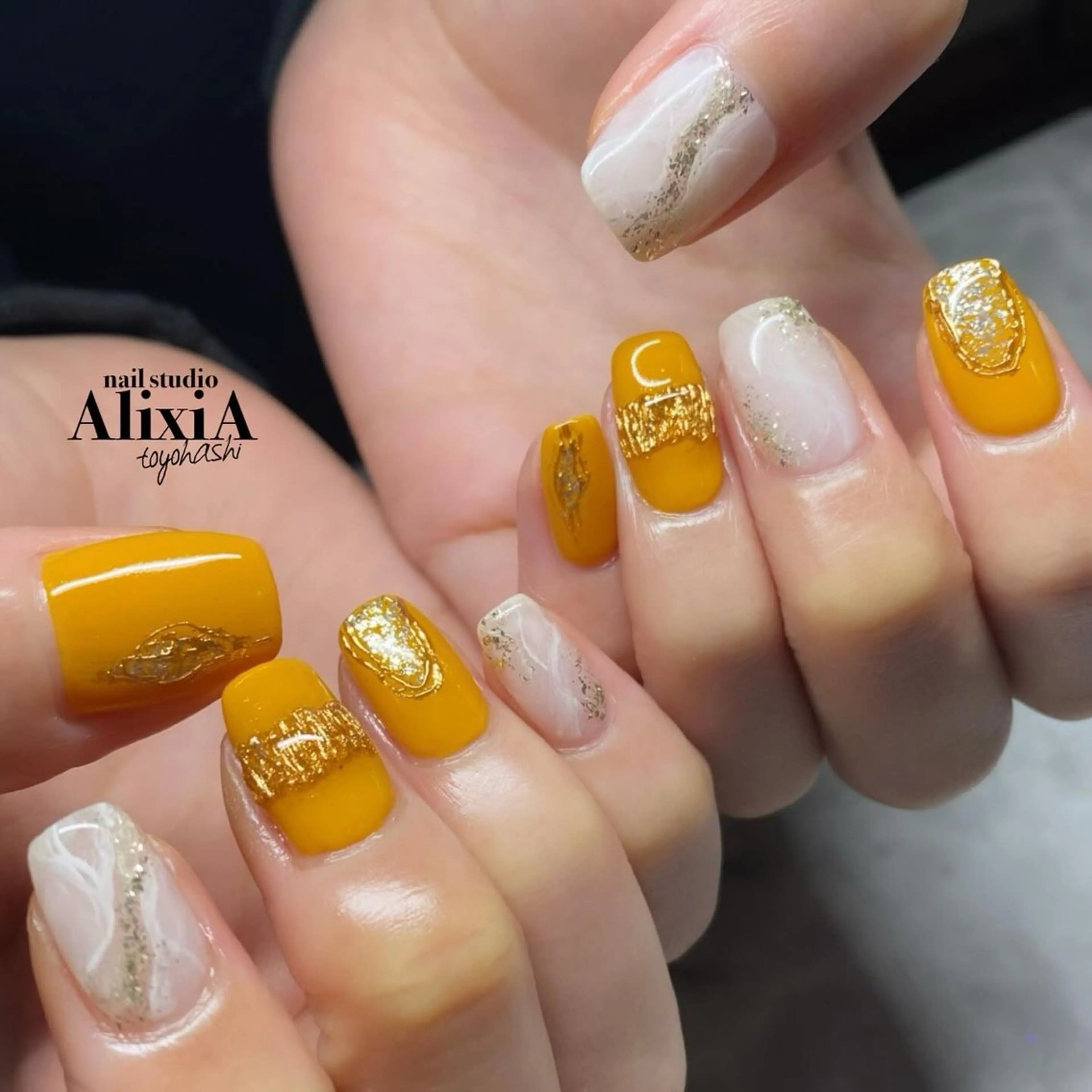 ネイル ハンドネイル AlixiA nail studio所属・AlixiA ゆみのネイルデザイン