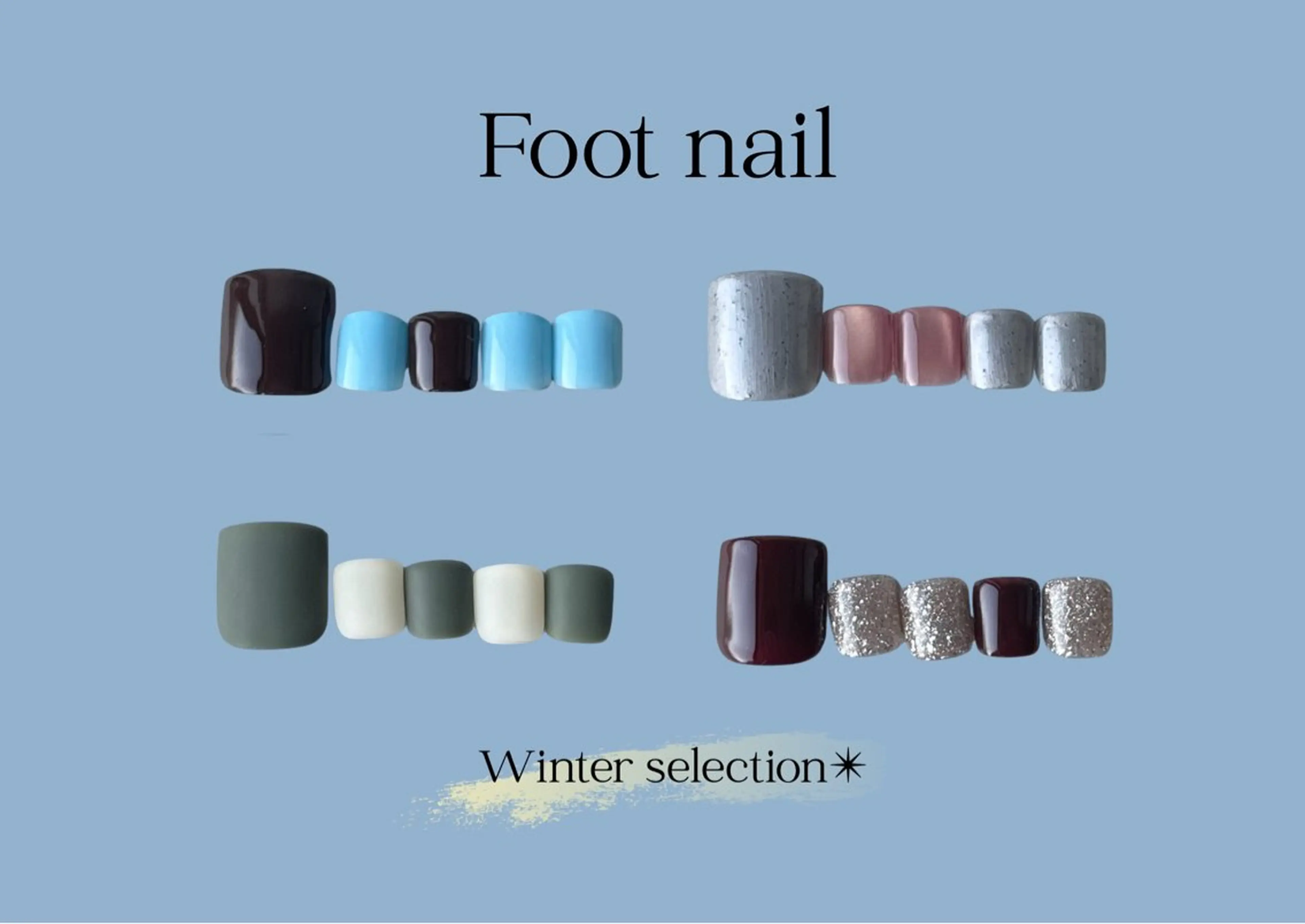 ネイル フットネイル フットネイル LEGIT nail AKARIのネイルデザイン