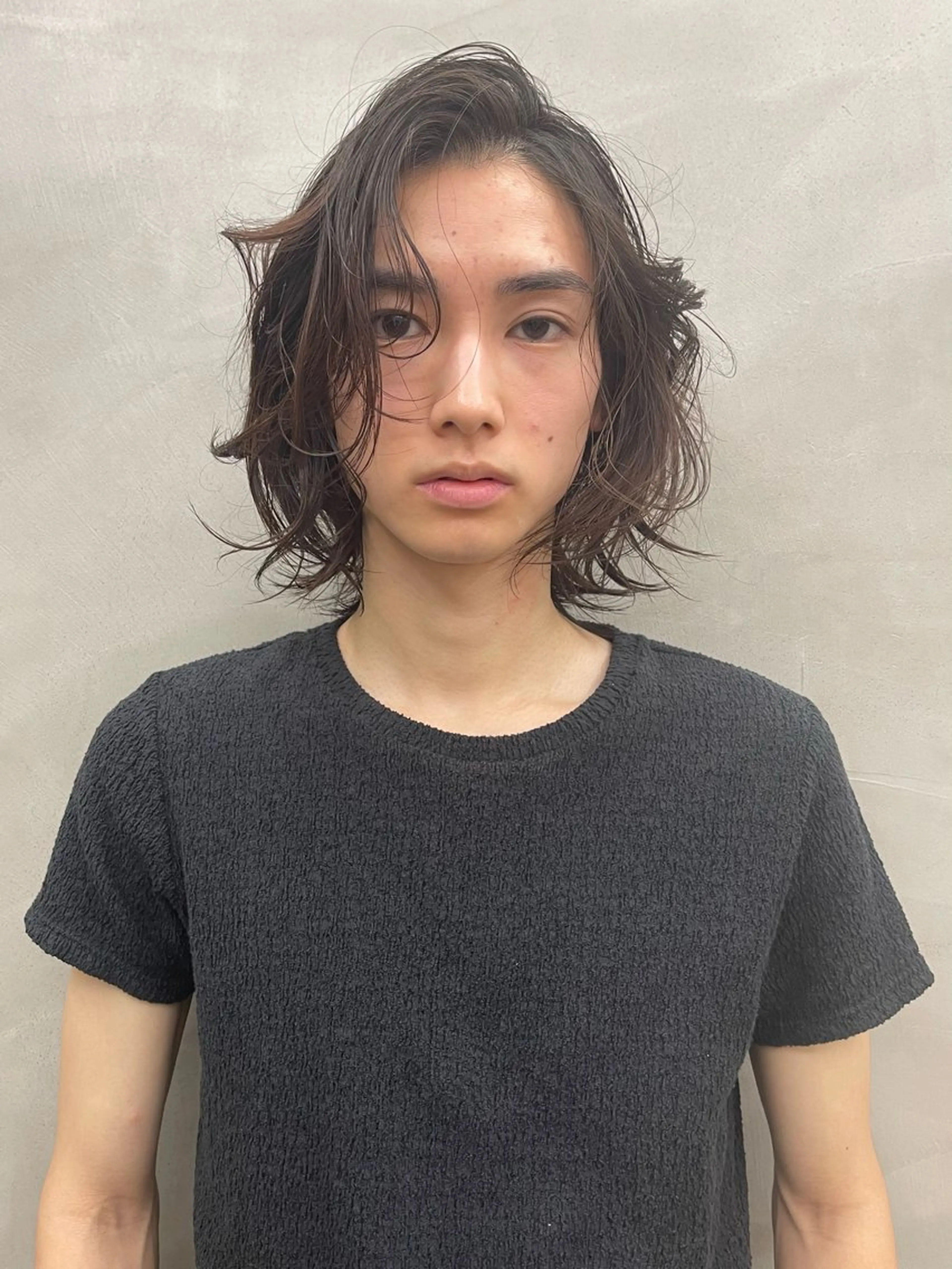 メンズ メンズカット パーマ[佐橋]のヘアスタイル