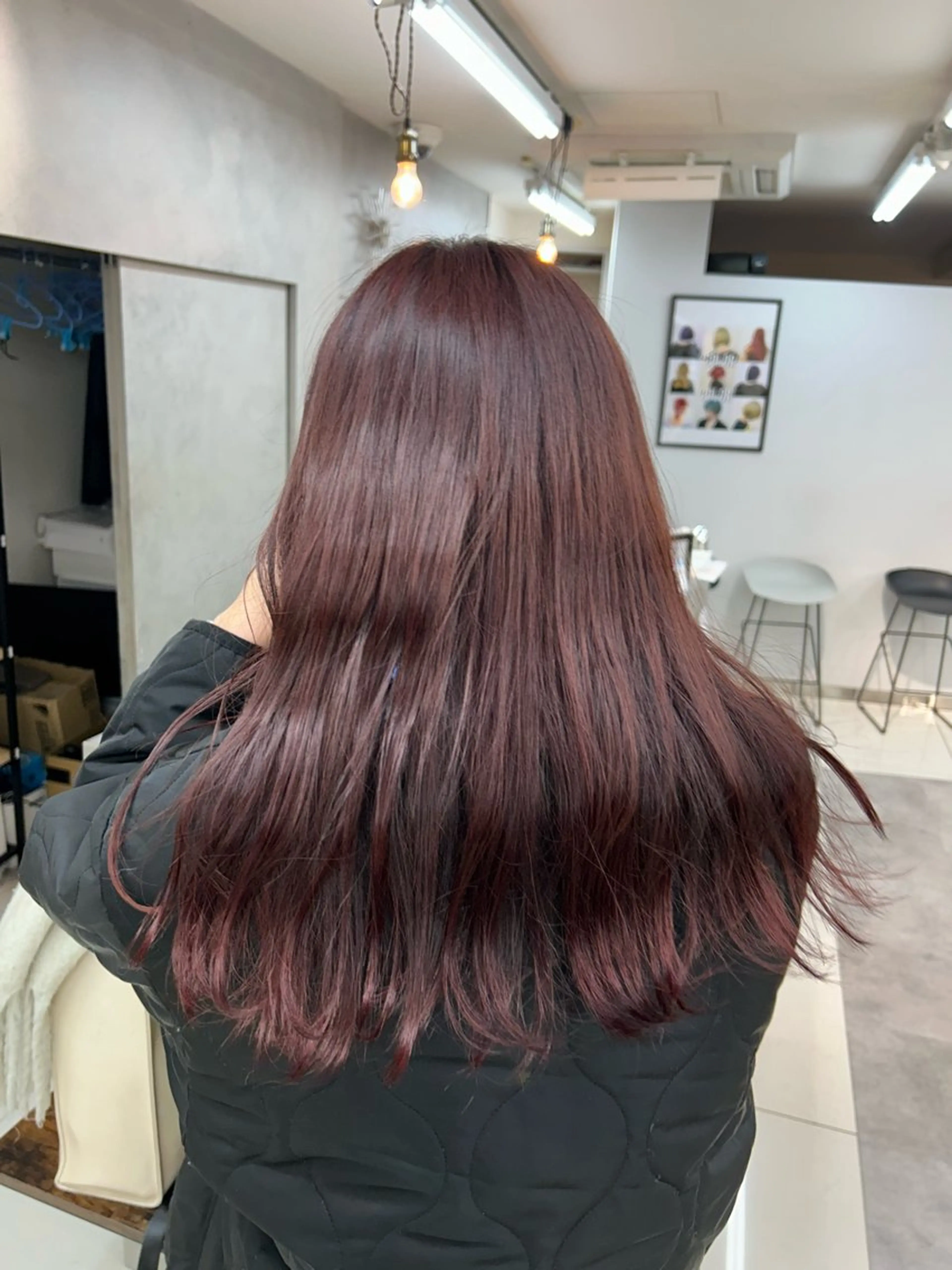 セミロング くびれボブレイヤー 渋谷/kougaのヘアスタイル