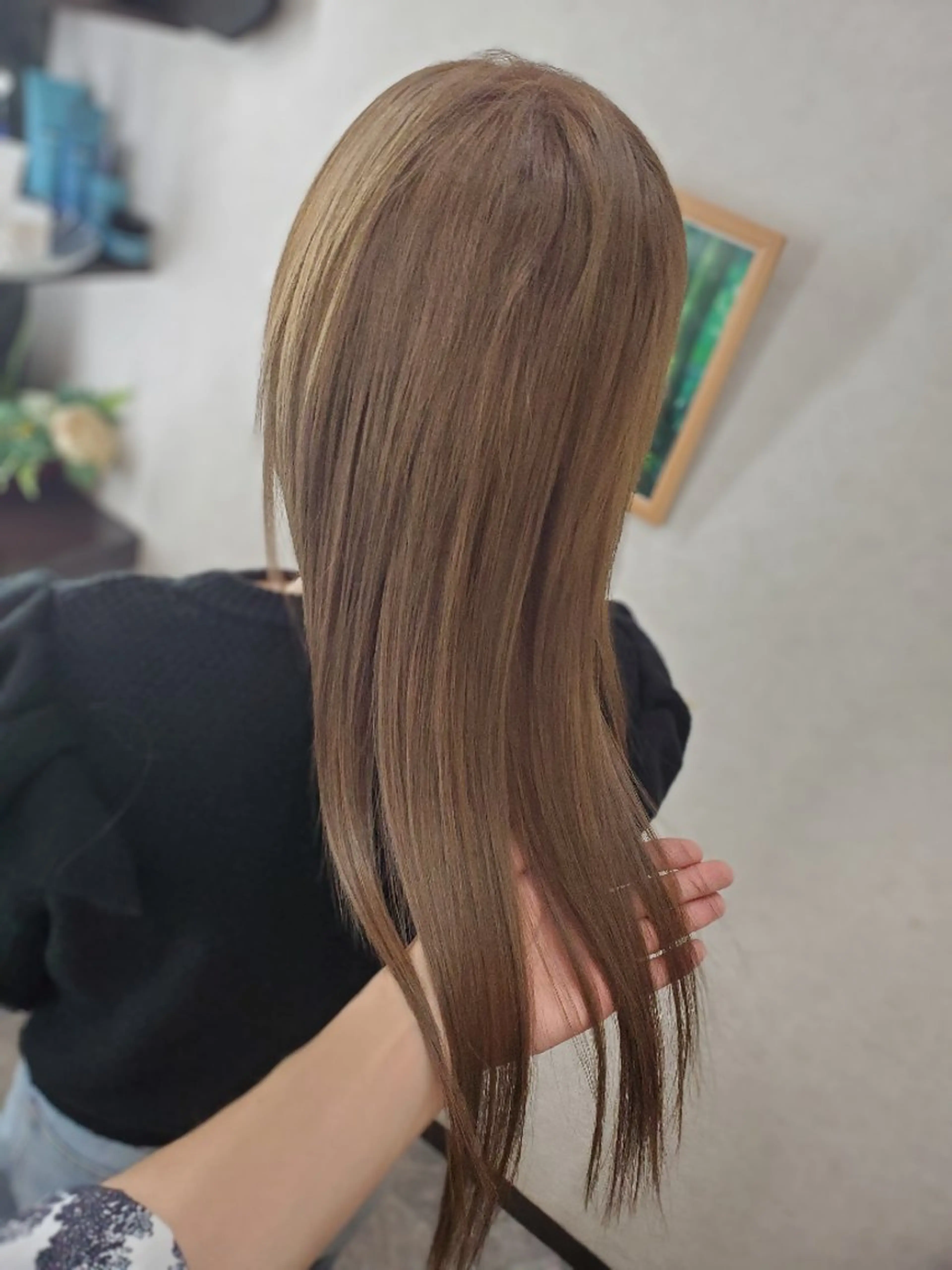 ロング カラー ヘアカラー トリートメント 小島　崇義 ブリーチお任せ下さいのヘアスタイル